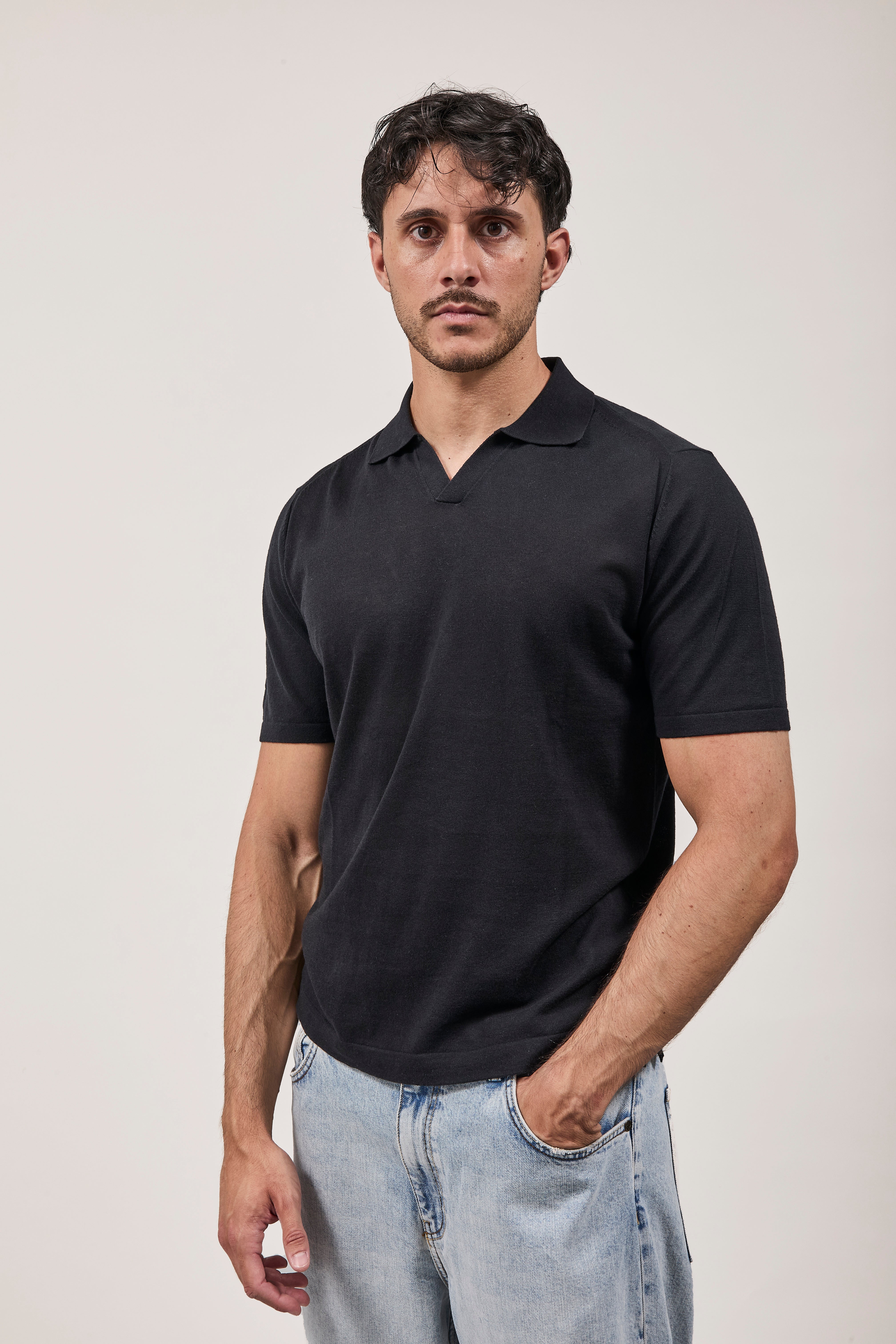 Polo Berna Derby Nera