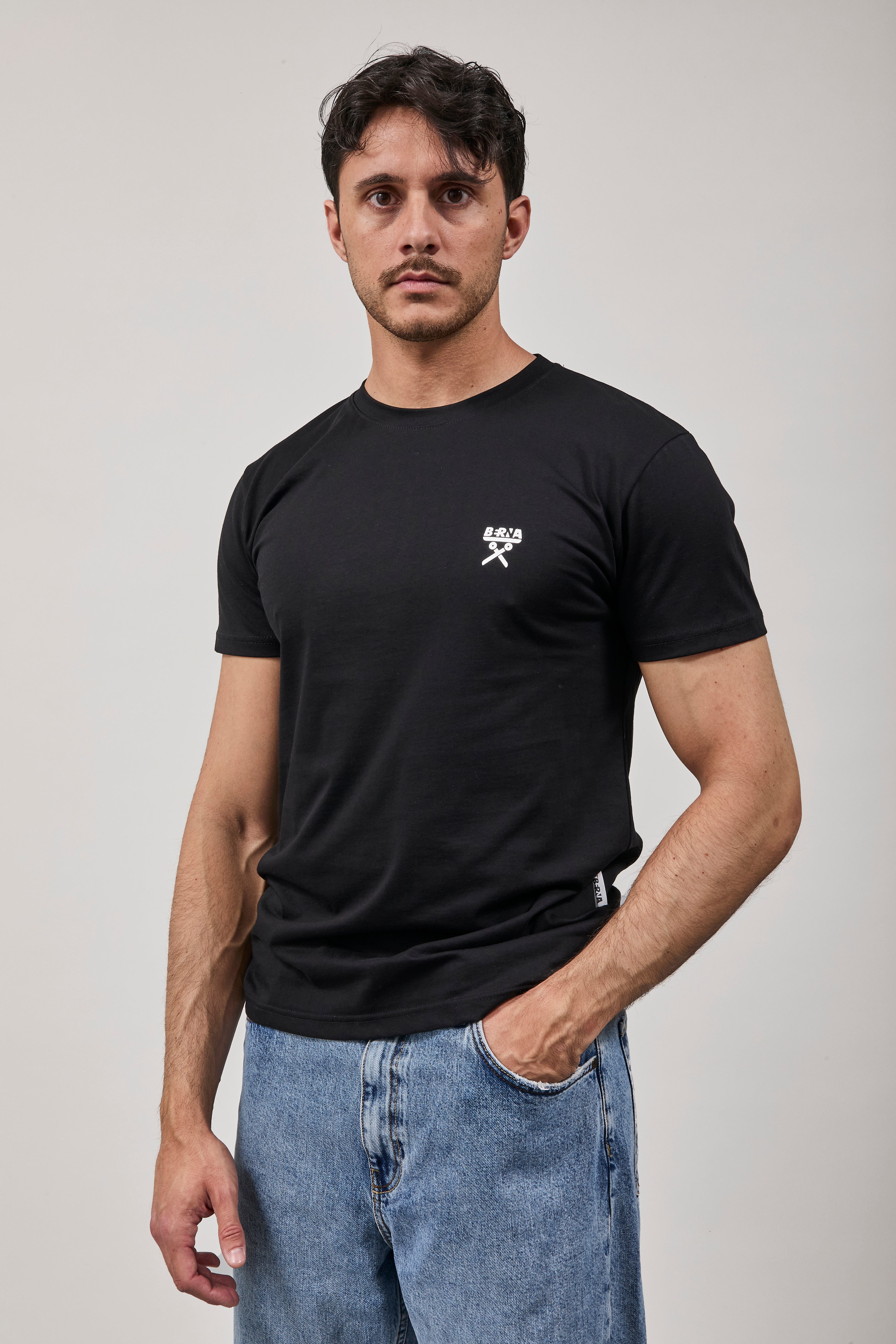 T-shirt Berna Logo Nera