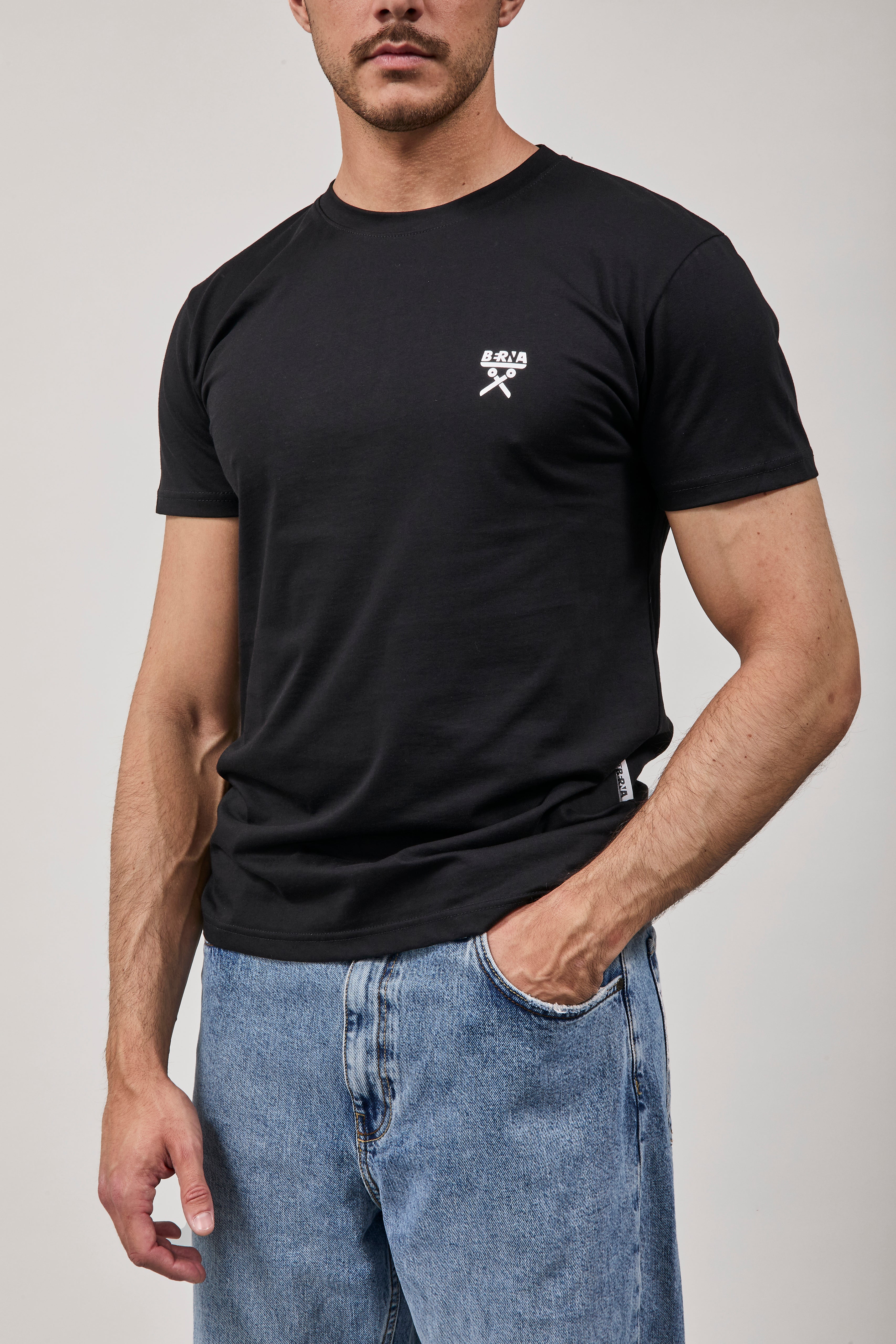 T-shirt Berna Logo Nera