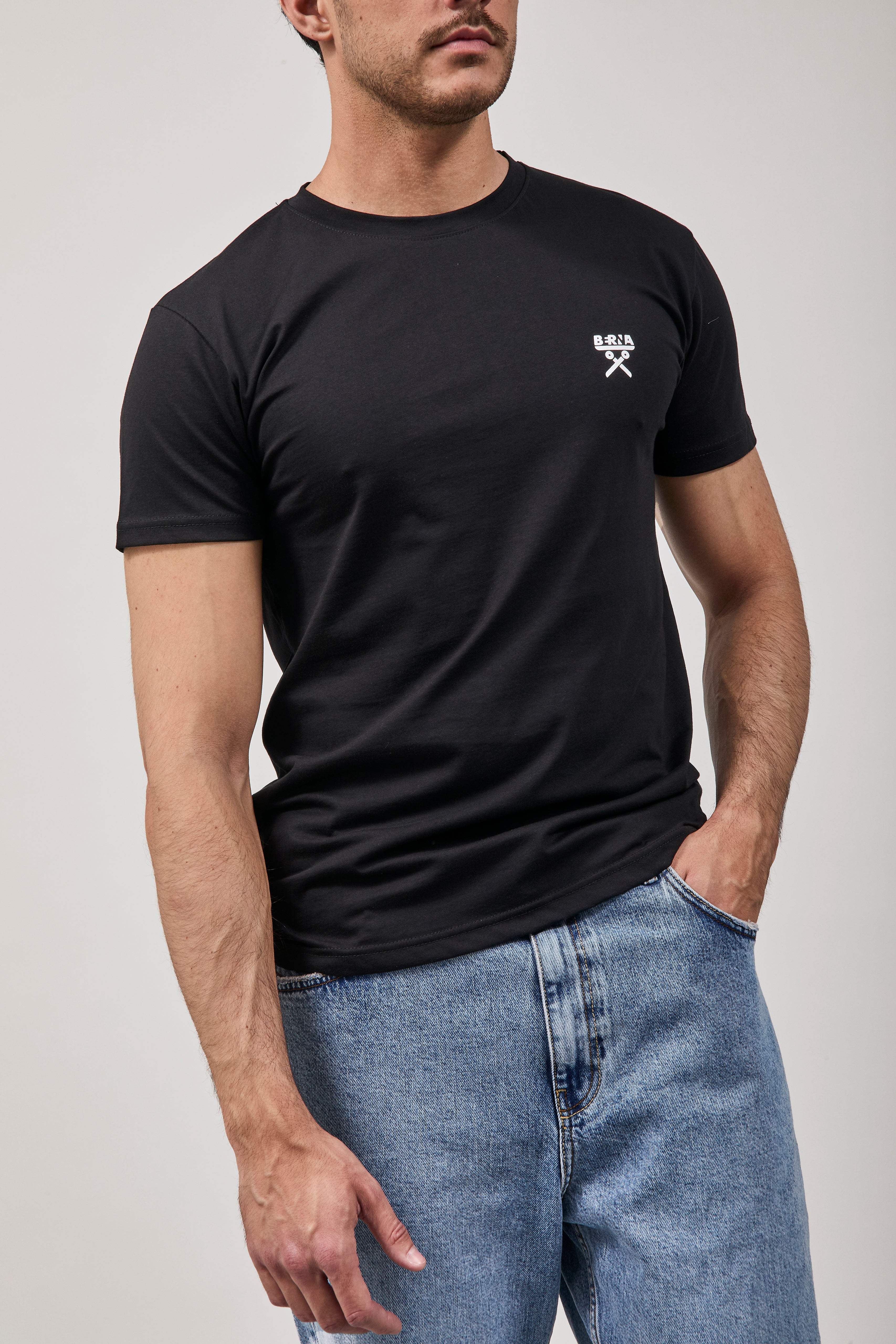 T-shirt Berna Logo Nera
