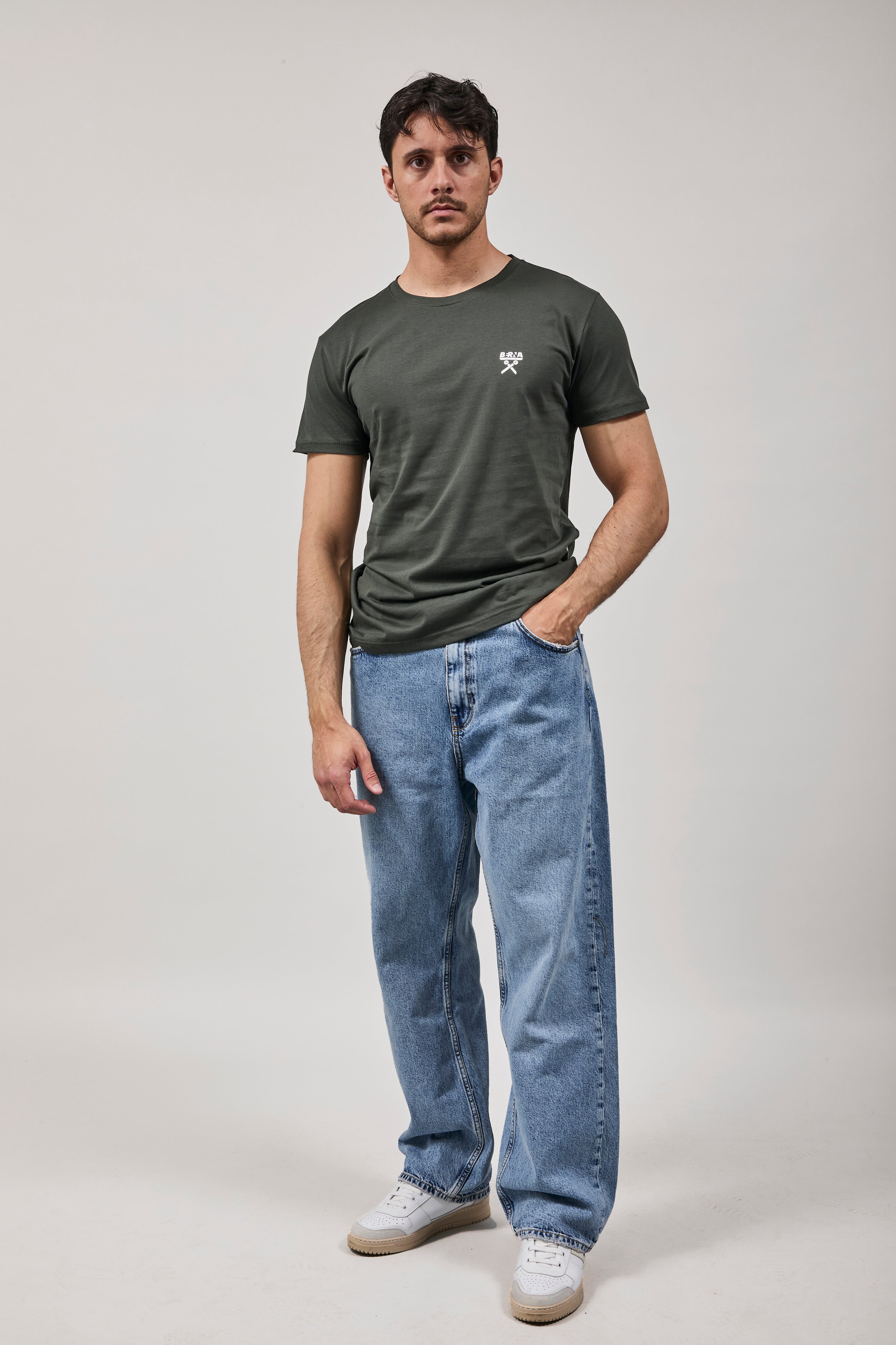 T-shirt Berna Logo Militare