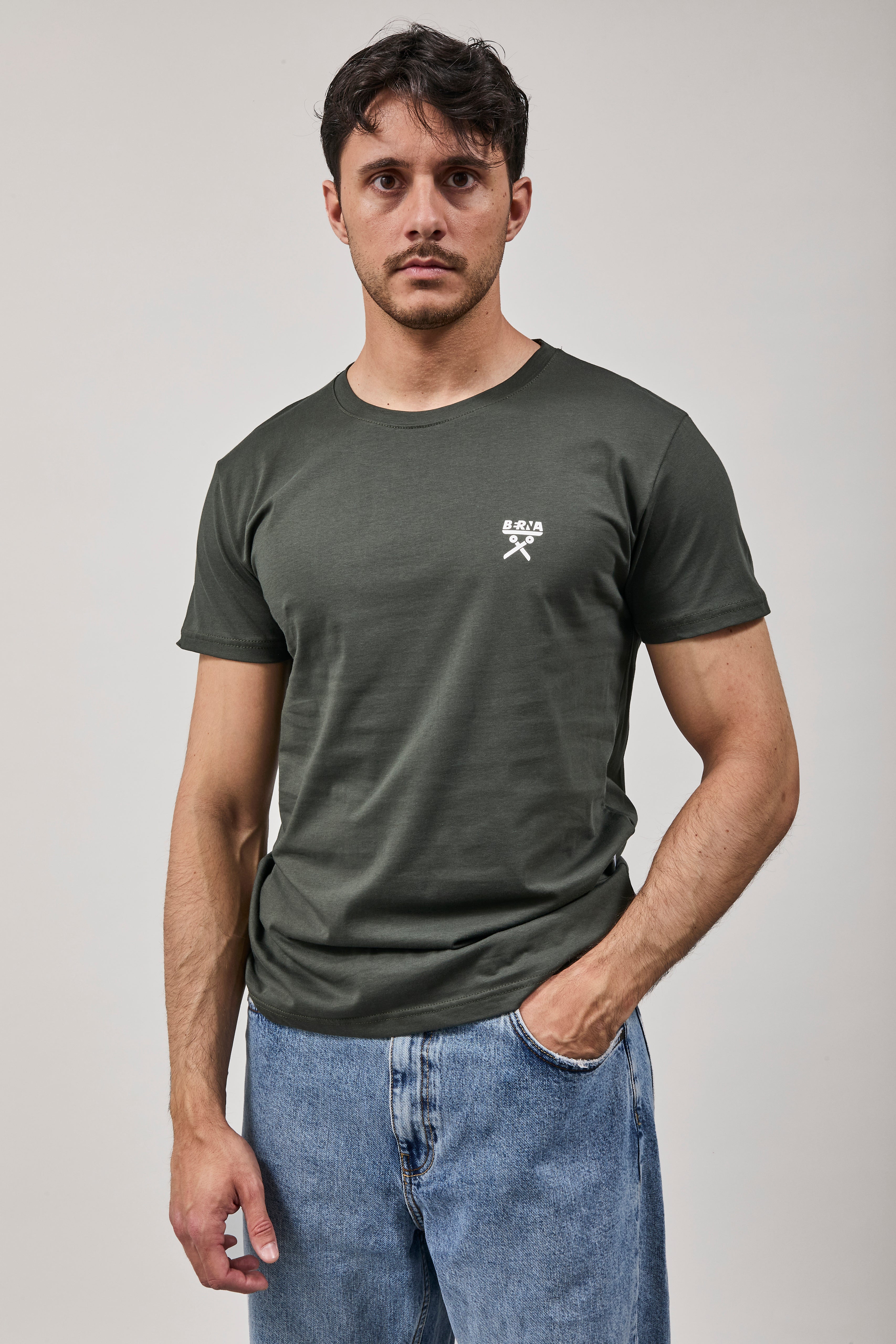 T-shirt Berna Logo Militare