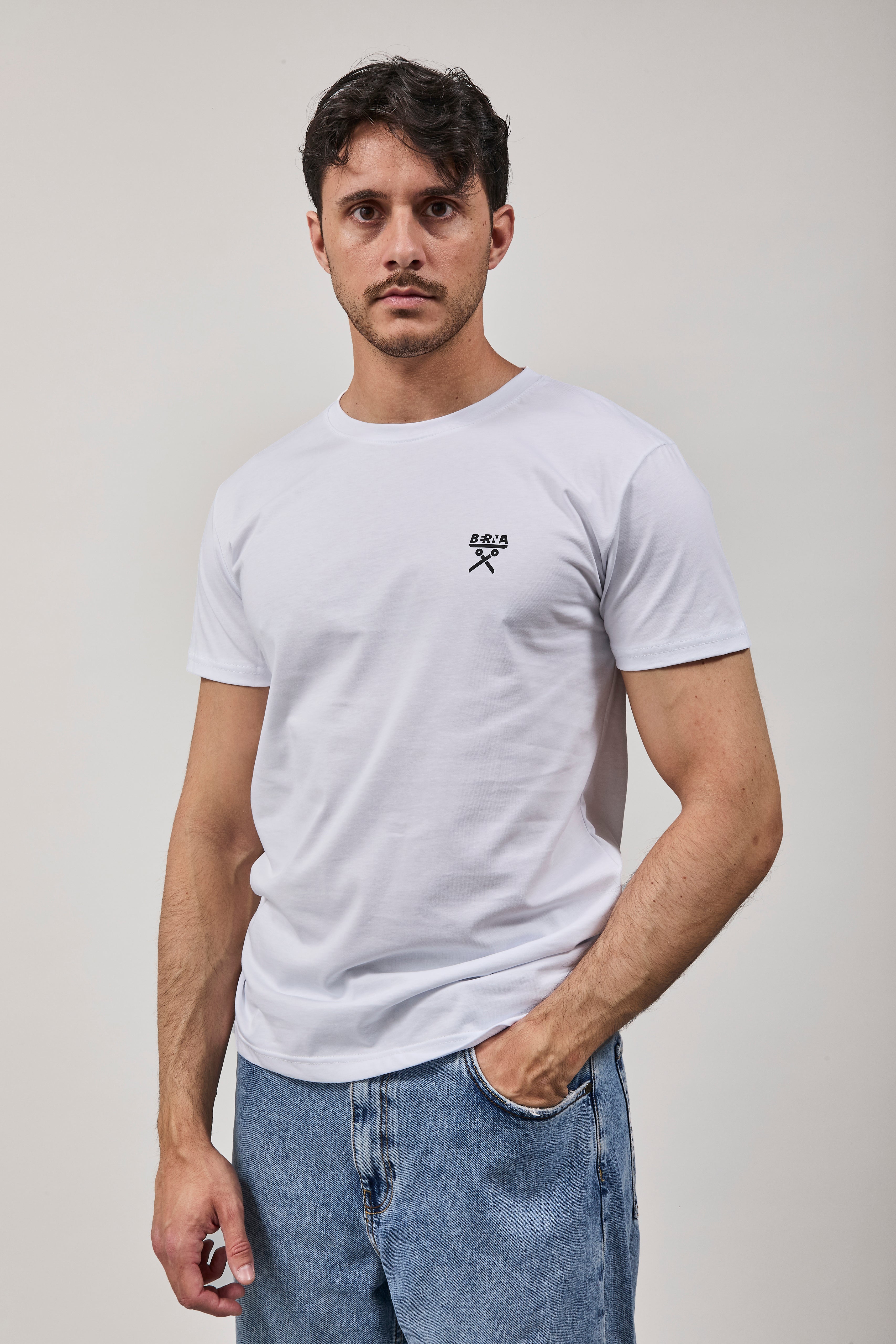 T-shirt Berna Logo Bianca