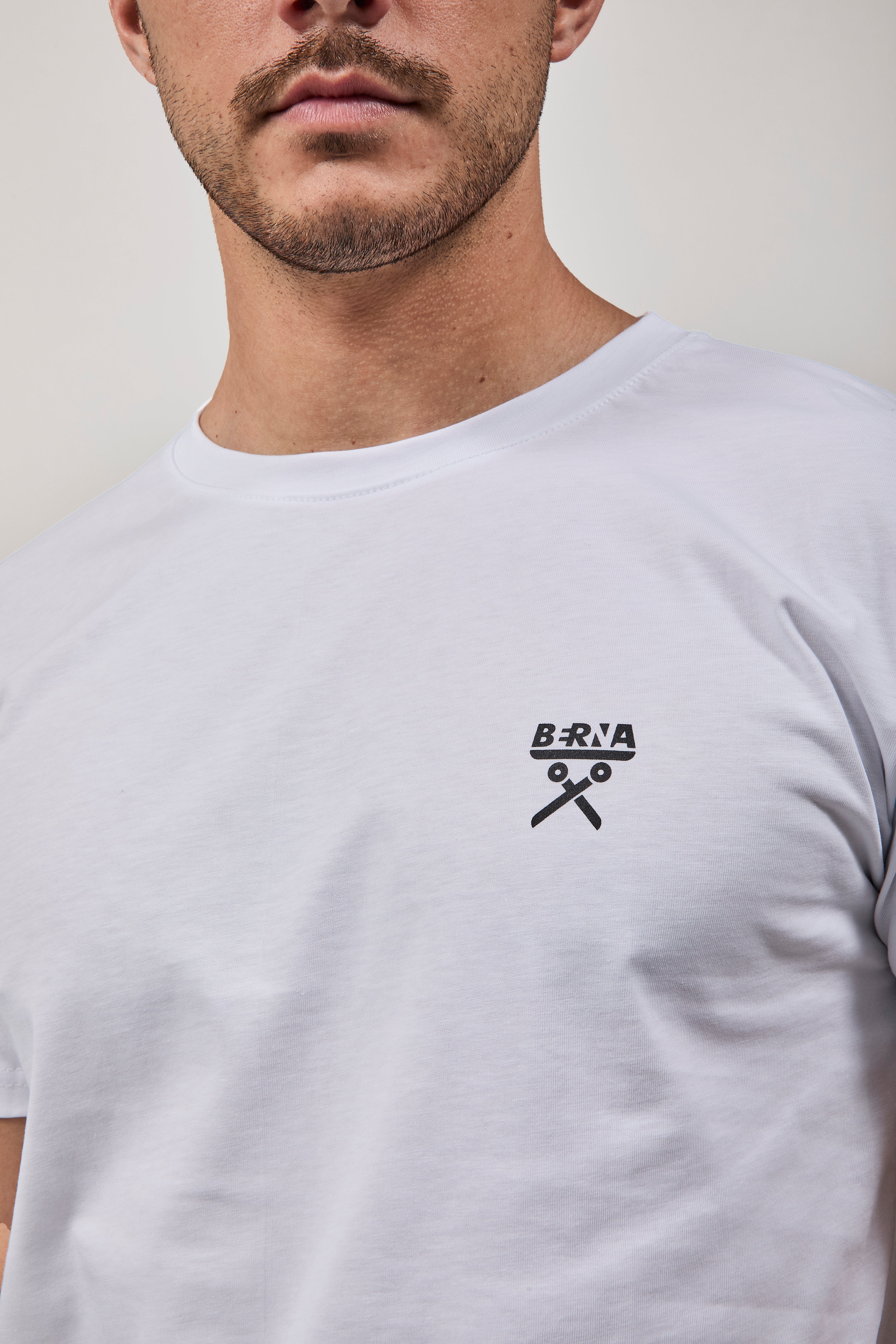 T-shirt Berna Logo Bianca