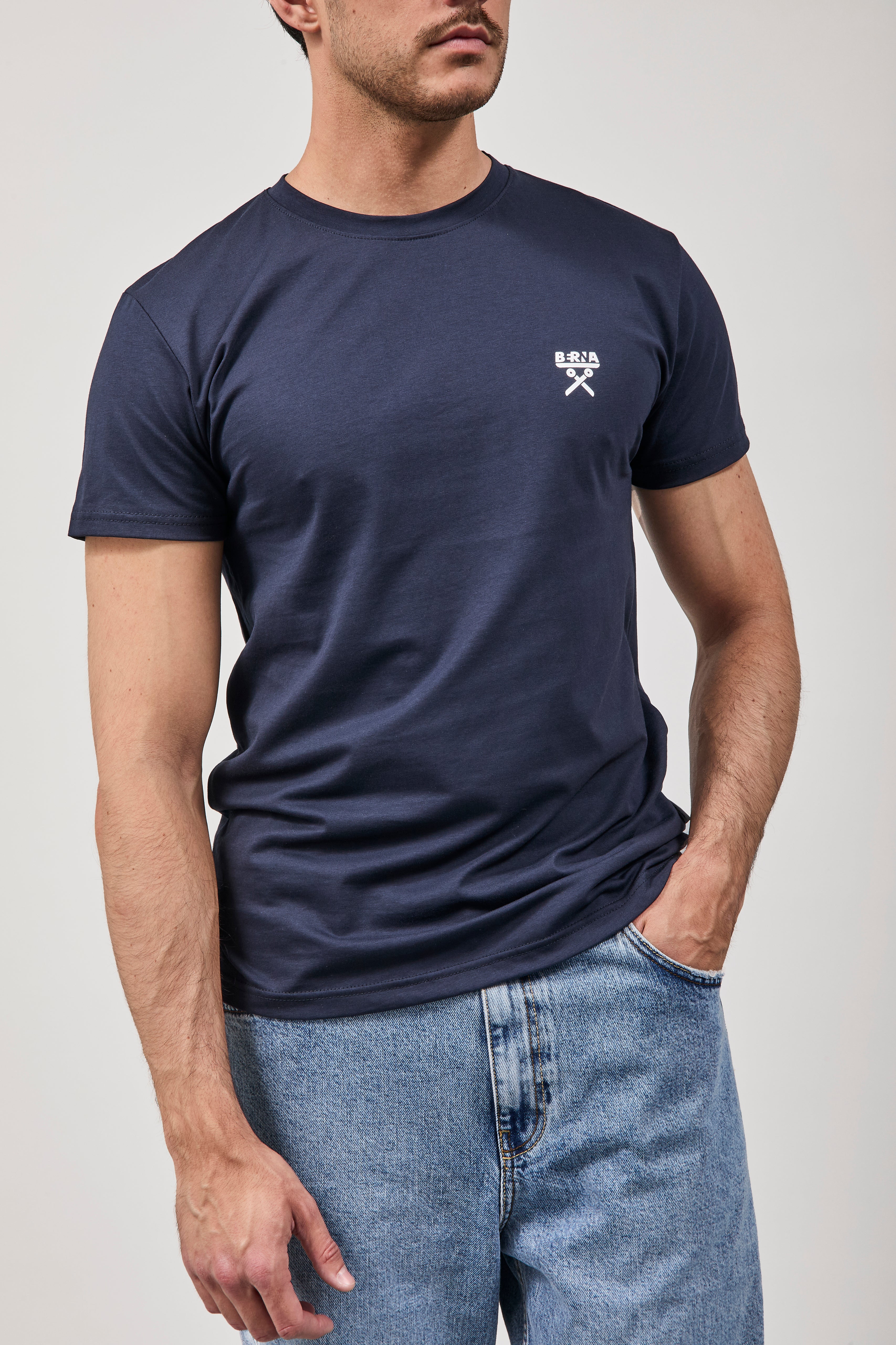 T-shirt Berna Logo Blu