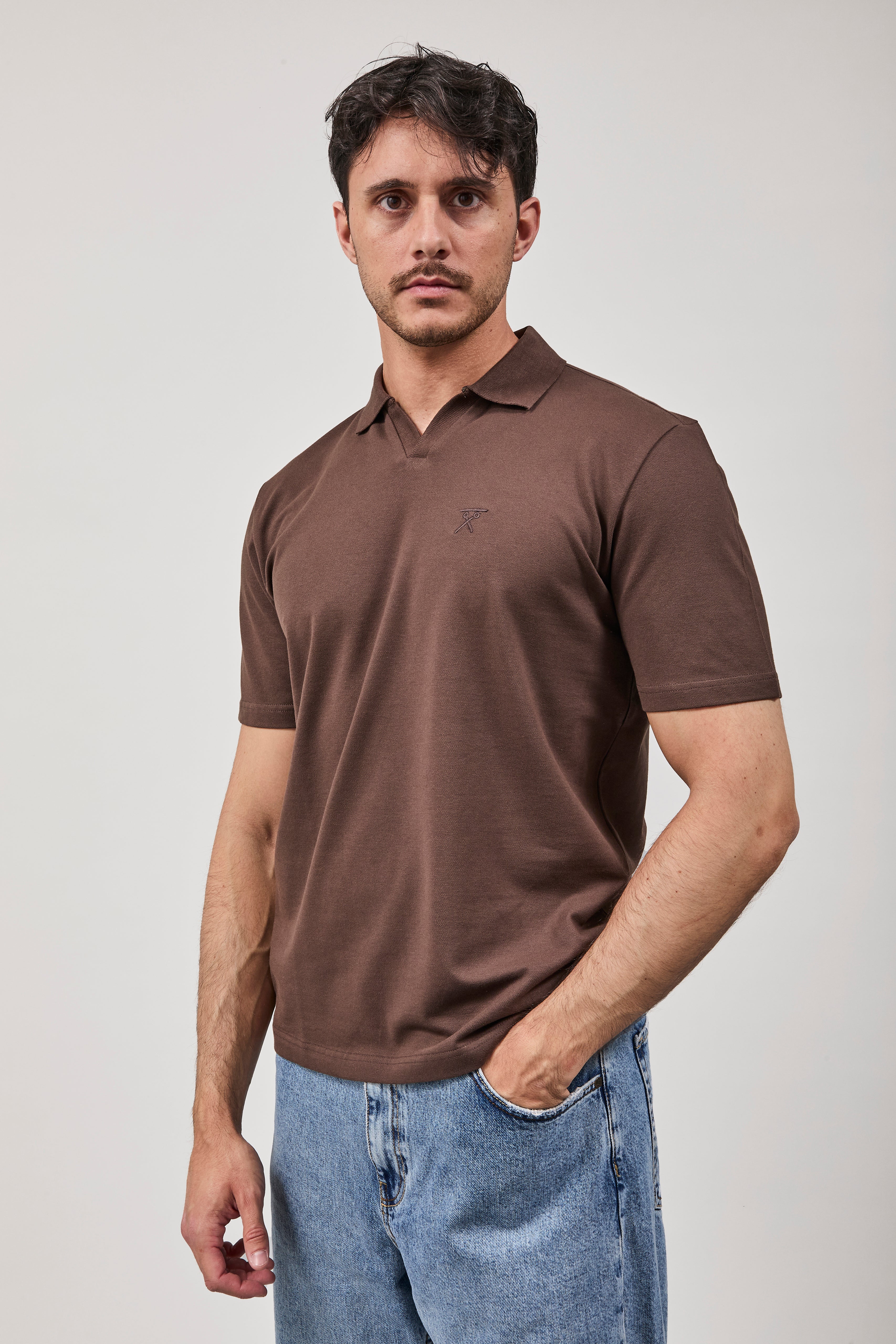 Polo Berna Derby Piquet Moka