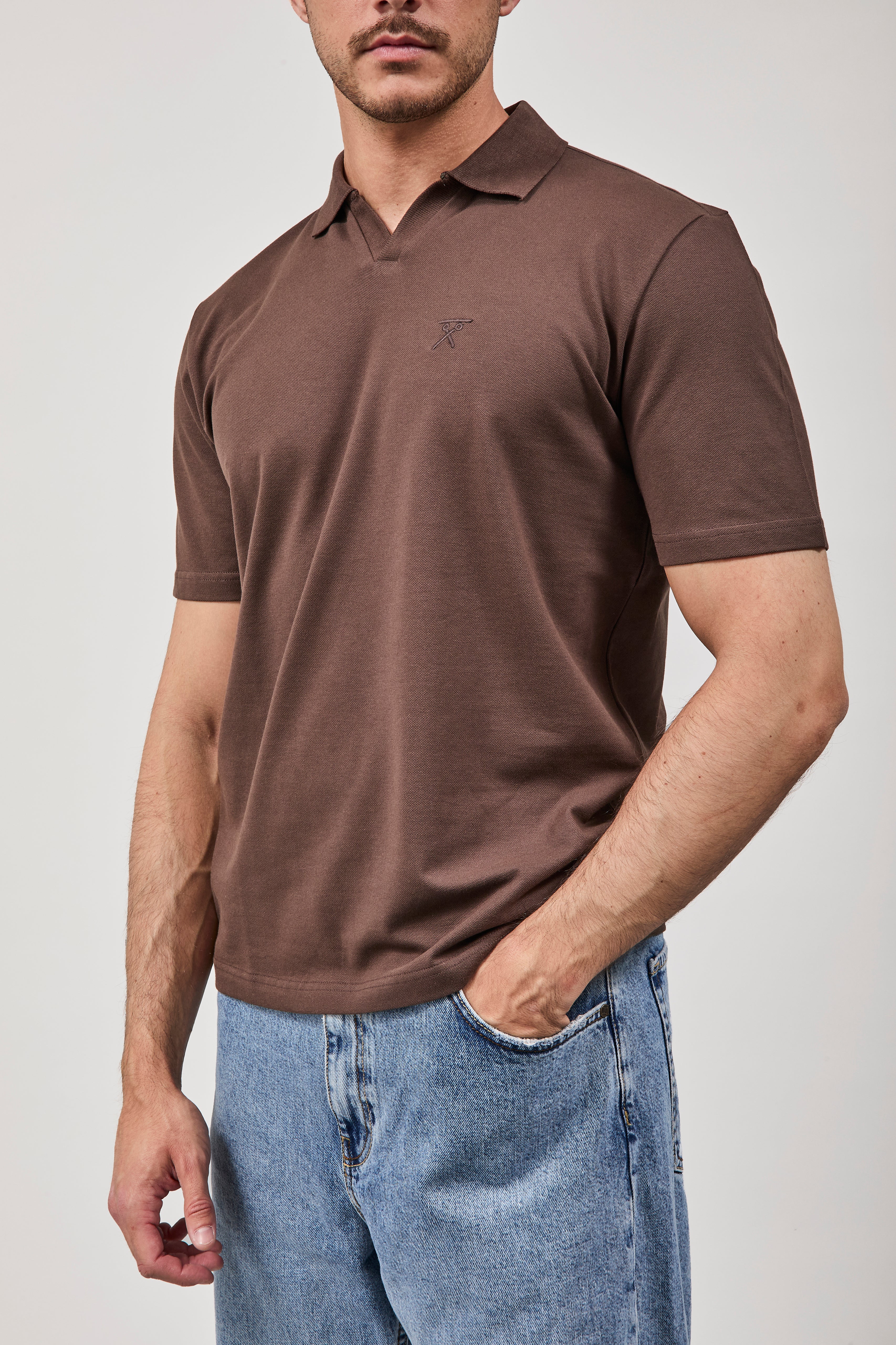 Polo Berna Derby Piquet Moka