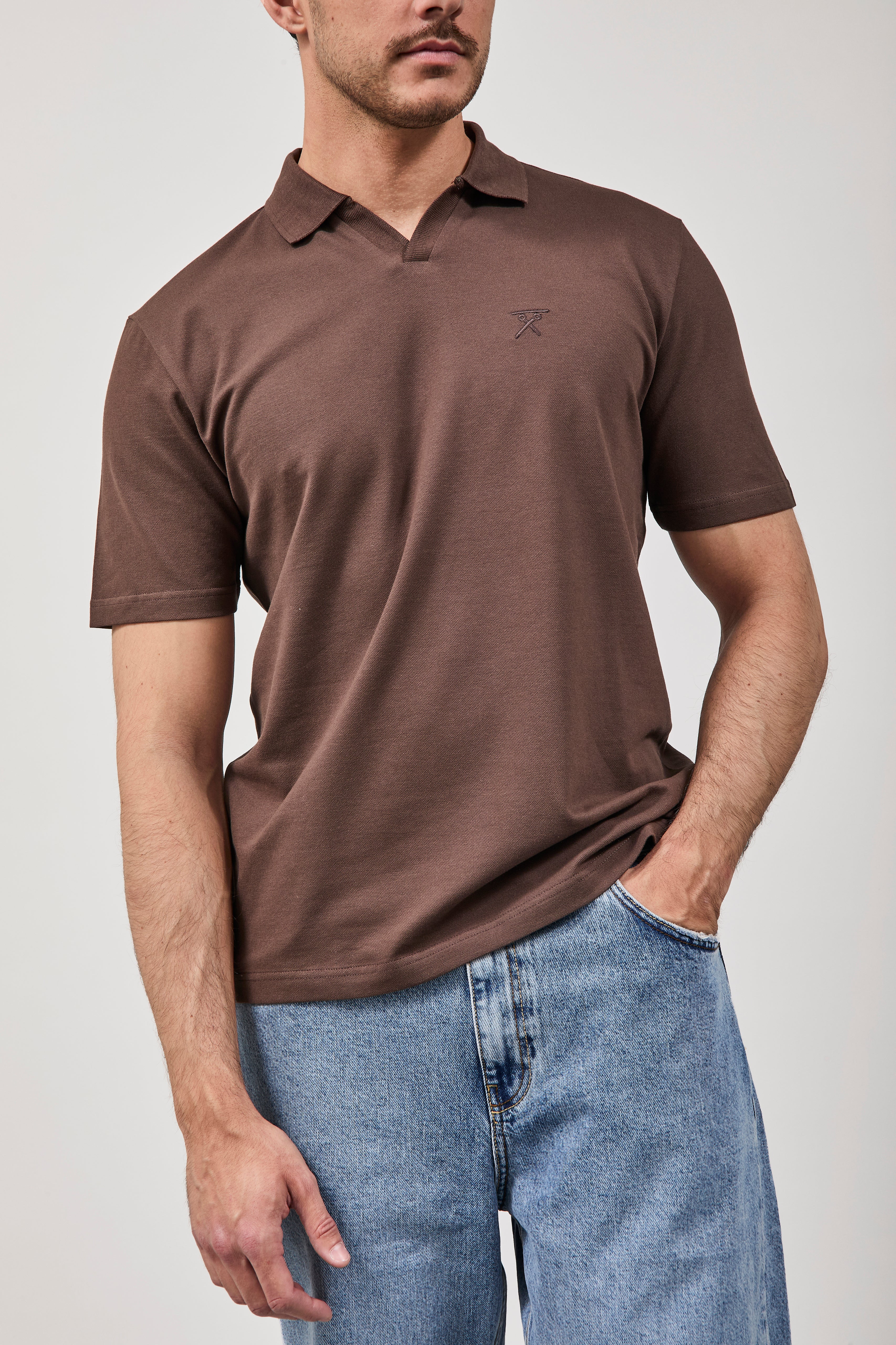 Polo Berna Derby Piquet Moka