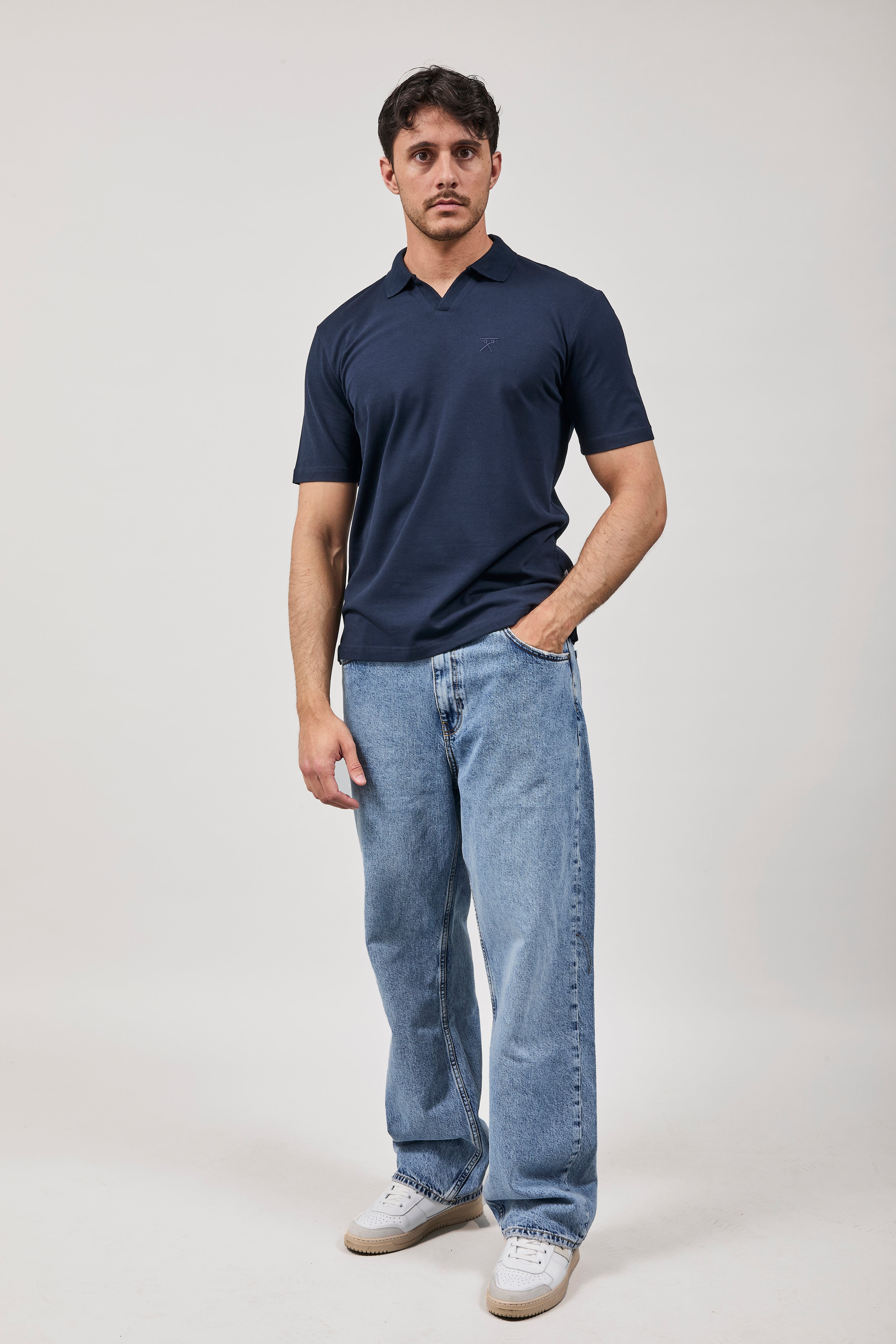 Polo Berna Derby Piquet Navy