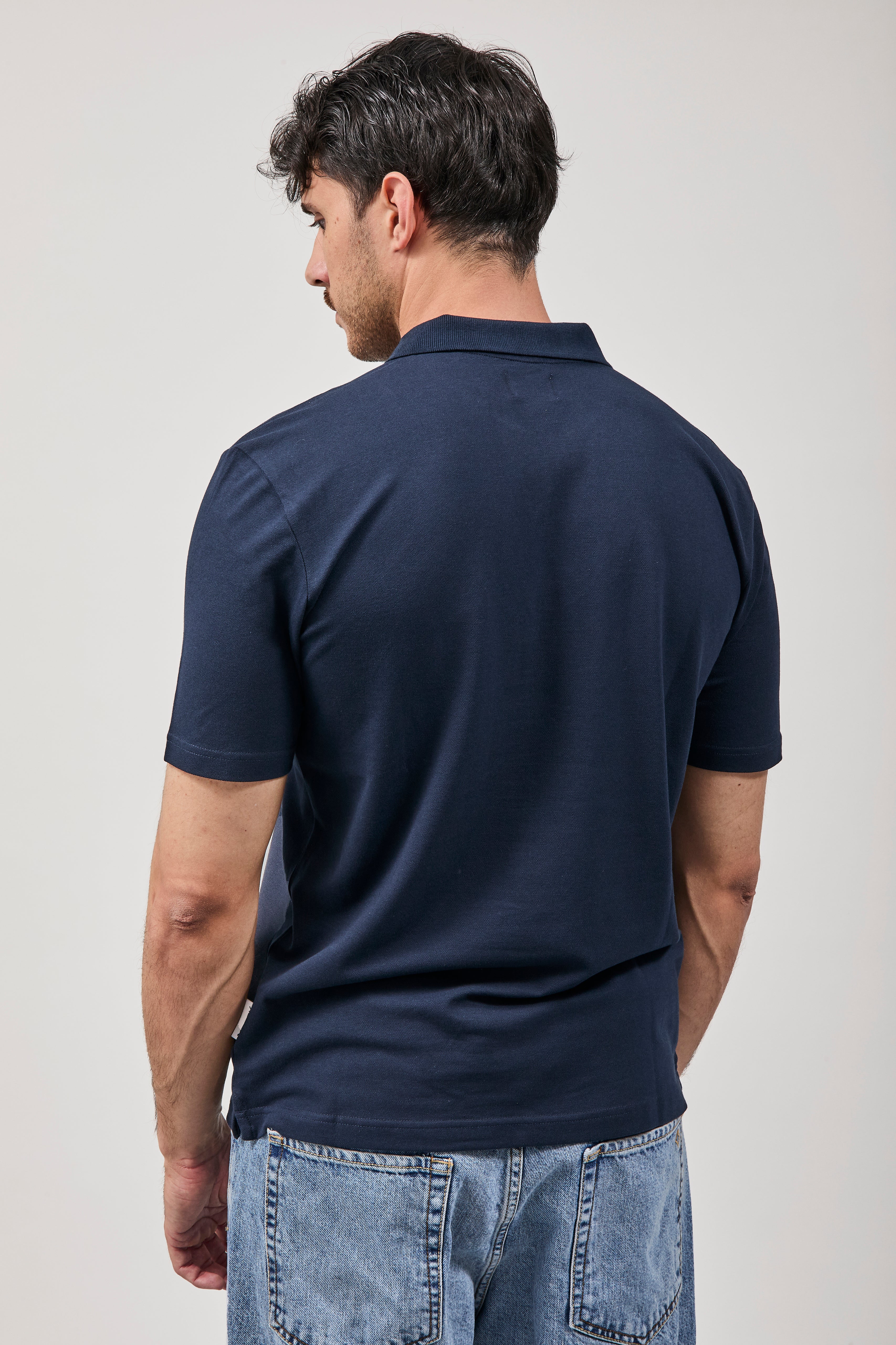Polo Berna Derby Piquet Navy