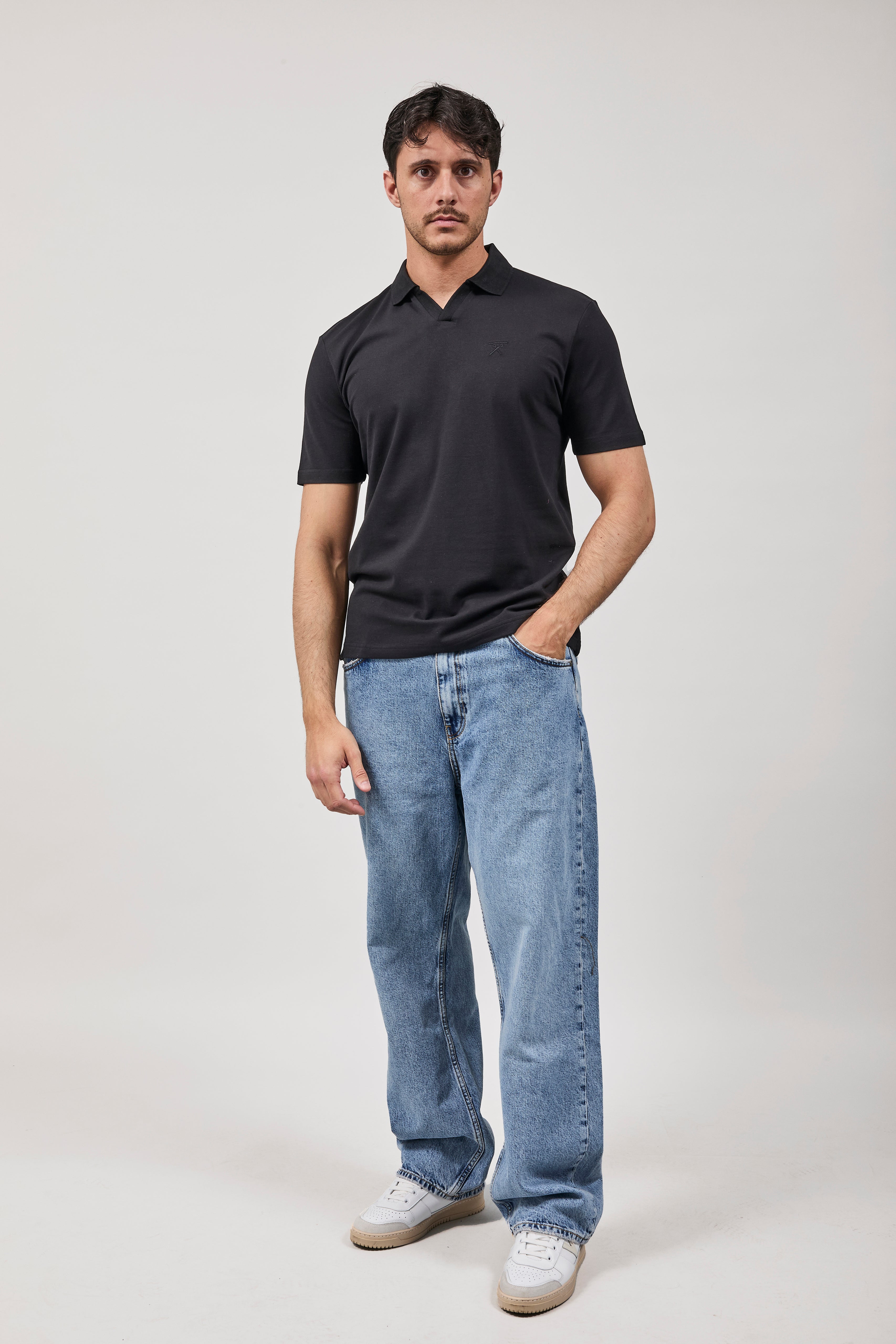 Polo Berna Derby Piquet Nera