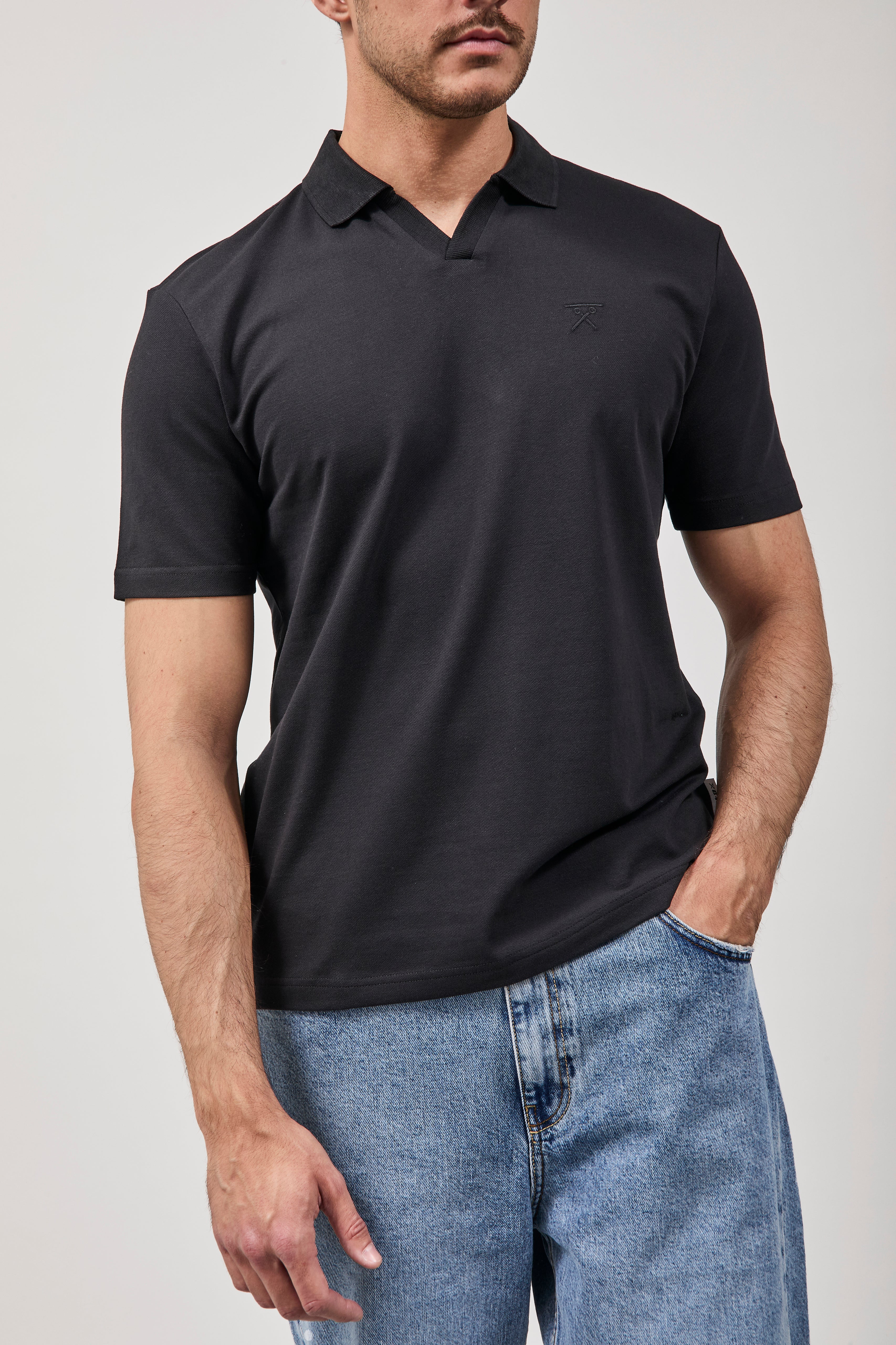 Polo Berna Derby Piquet Nera