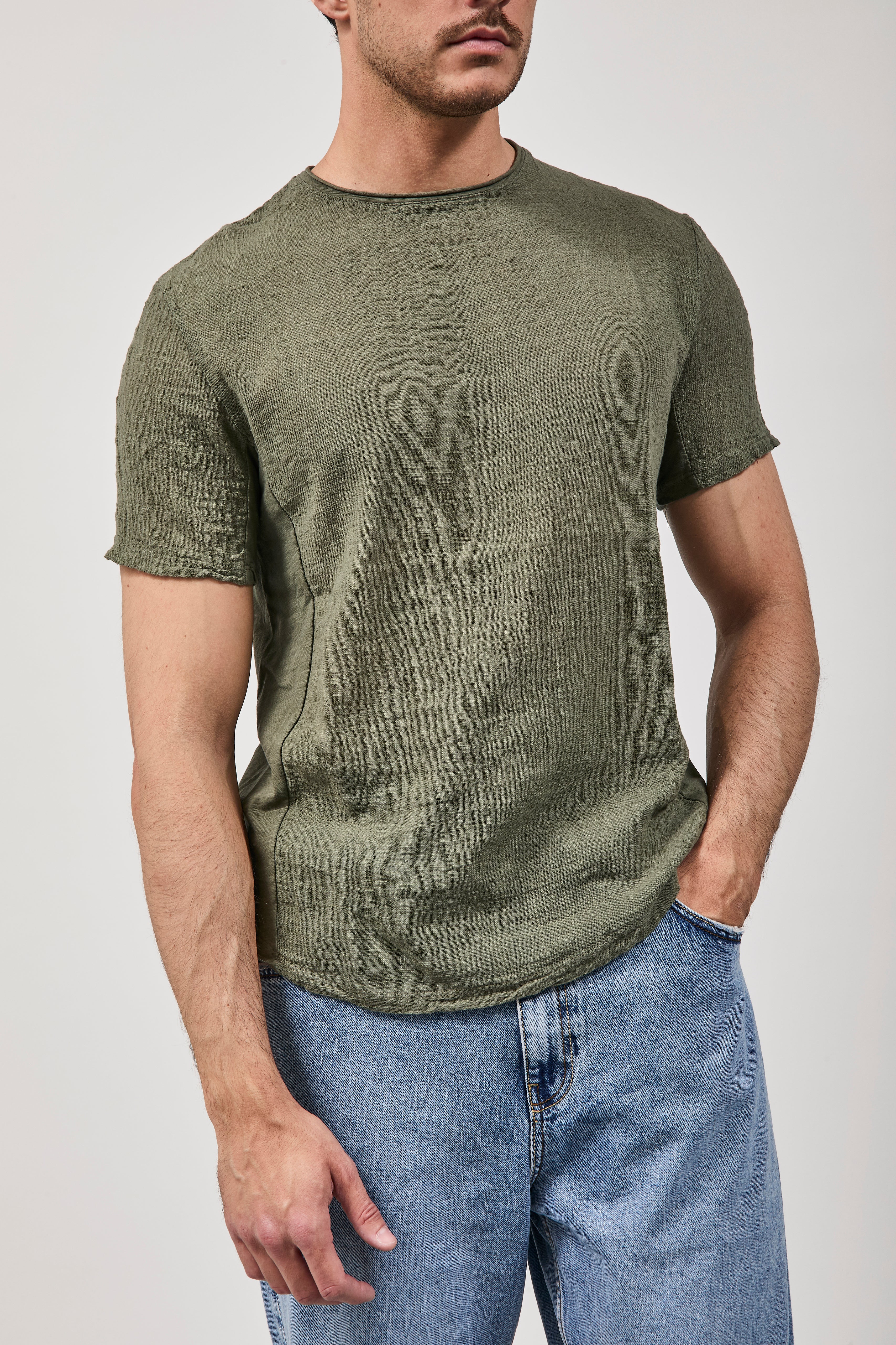 T-shirt Imperial Goffrata Verde T84