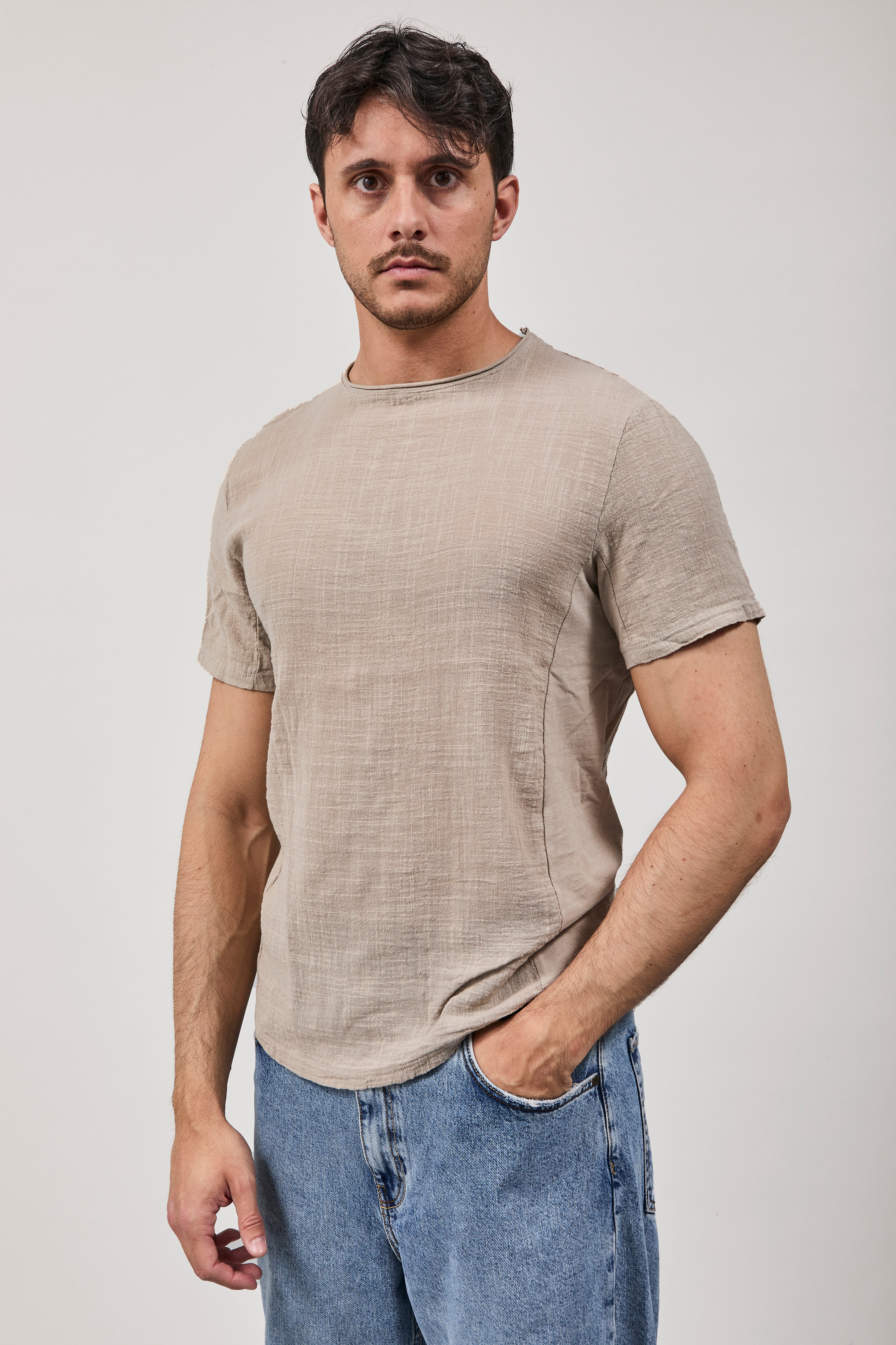 T-shirt Imperial Goffrata Beige T84