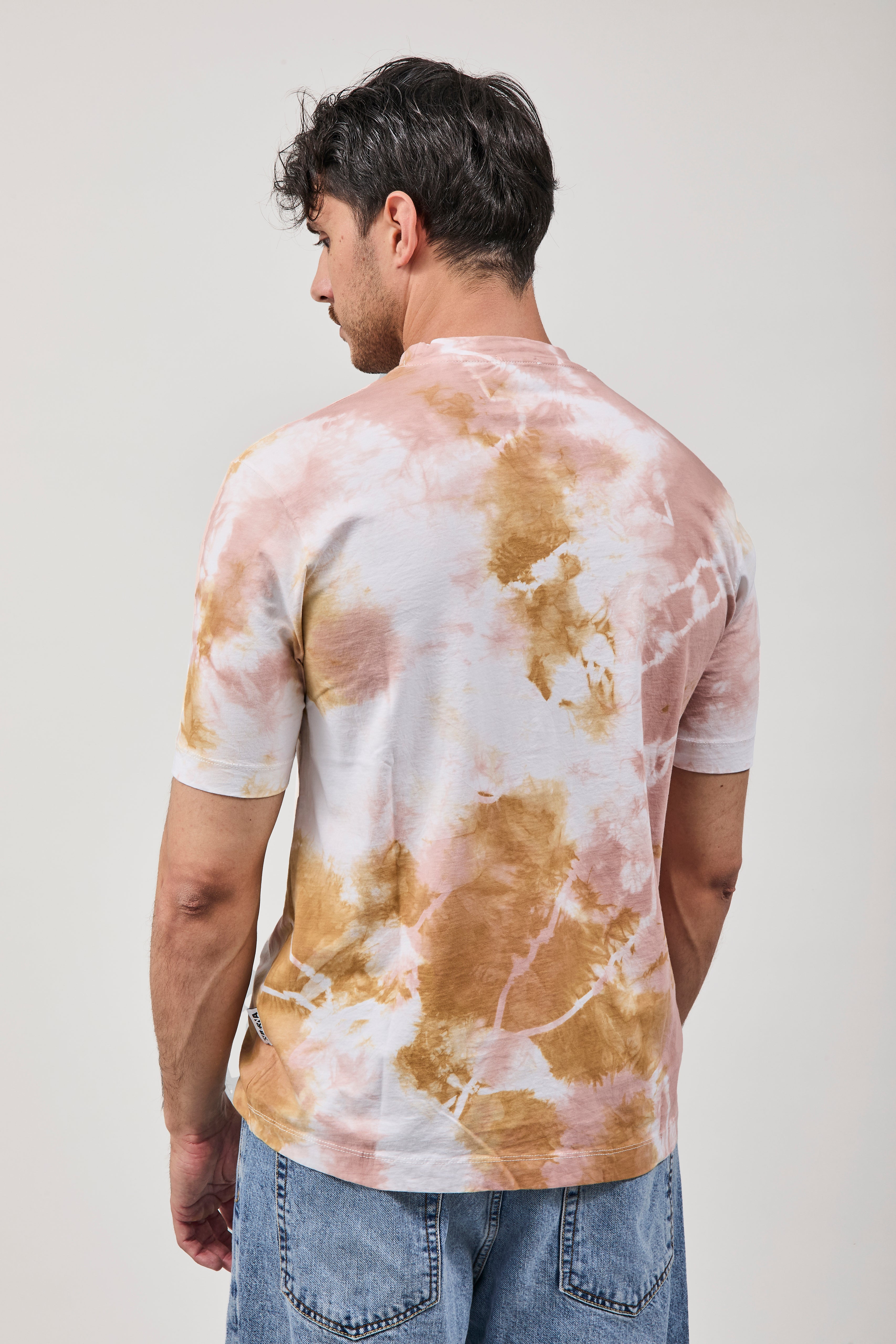 T-shirt Berna Tie Dye Sabbia