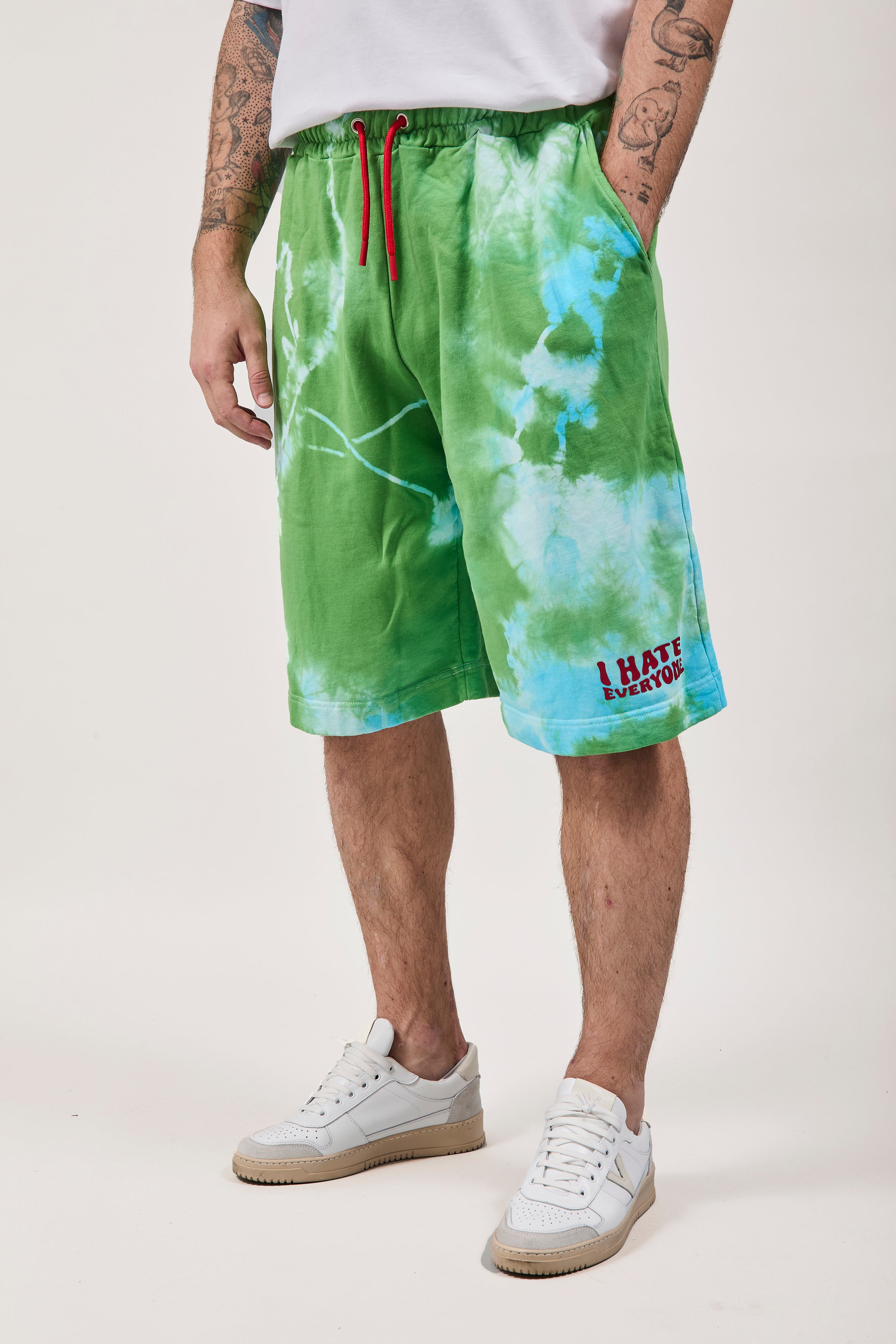 Bermuda Berna Baggy Tie Dye Verde
