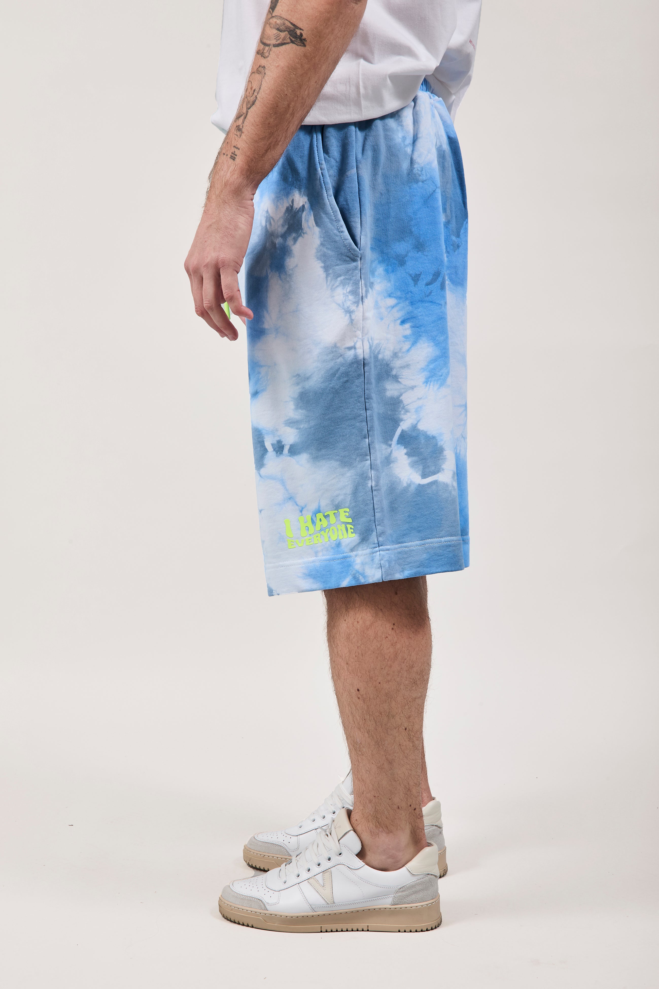 Bermuda Berna Baggy Tie Dye Celeste