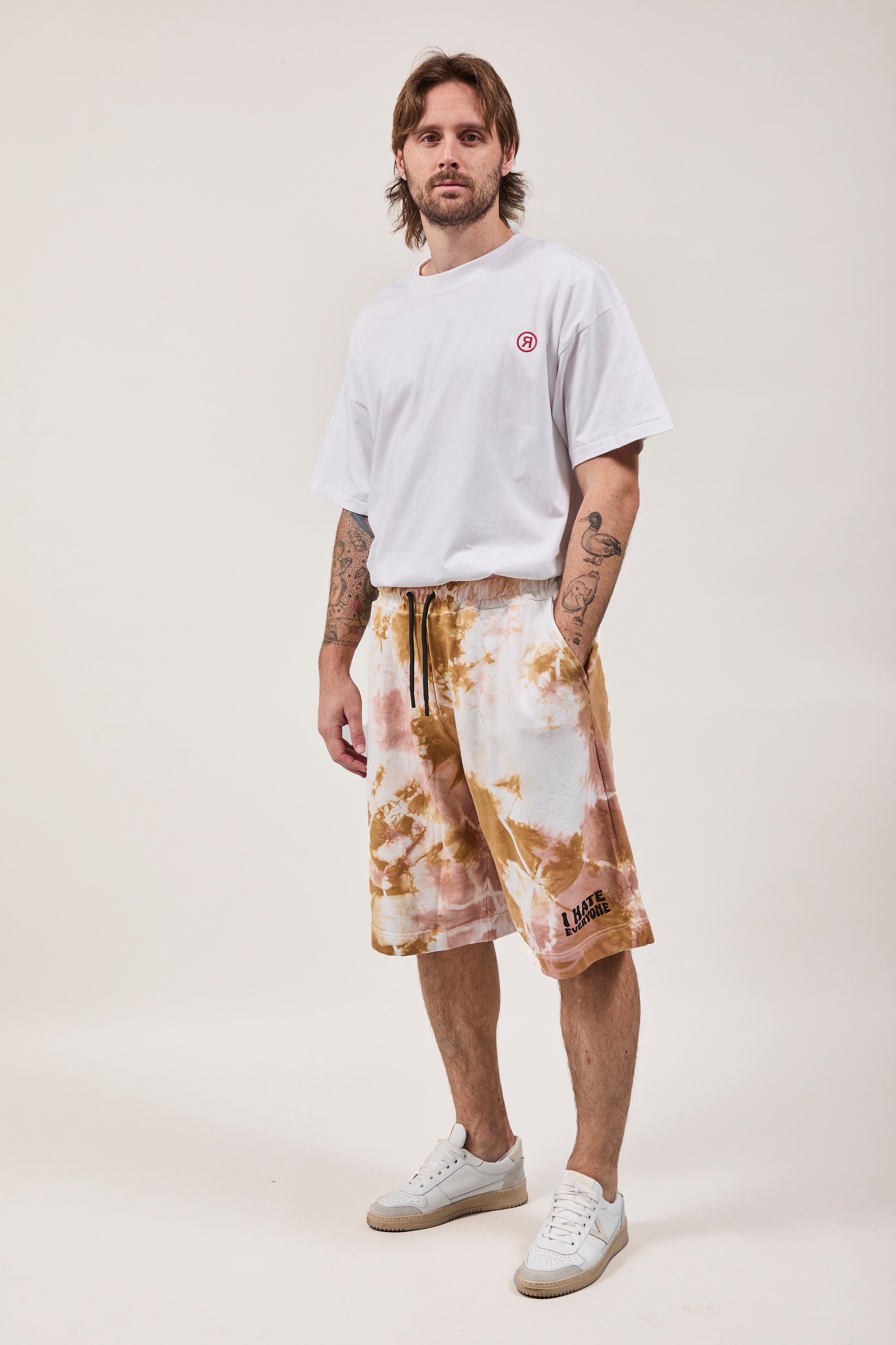 Bermuda Berna Baggy Tie Dye Sabbia