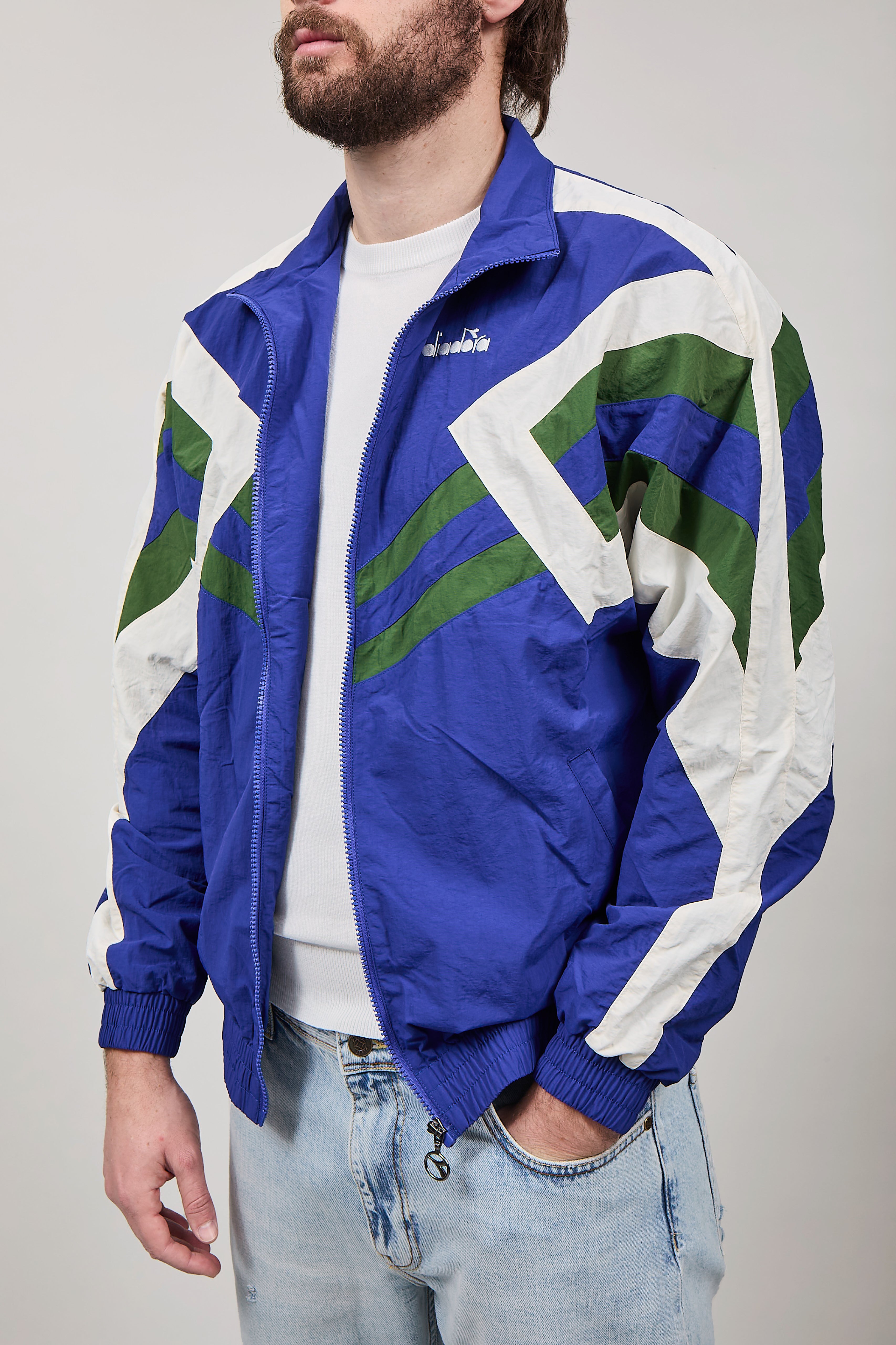 Track Jacket Diadora legacy Blu