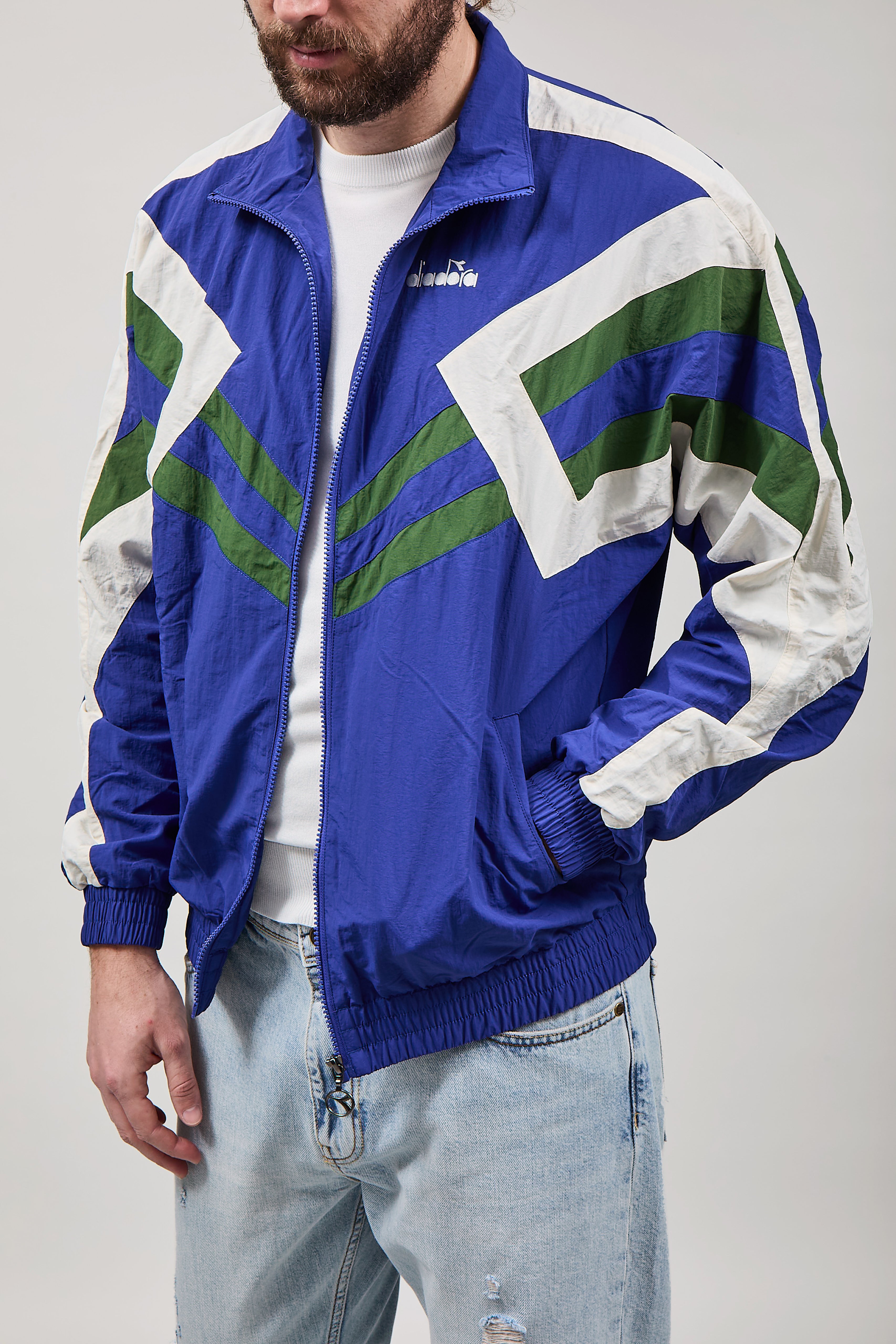 Track Jacket Diadora legacy Blu