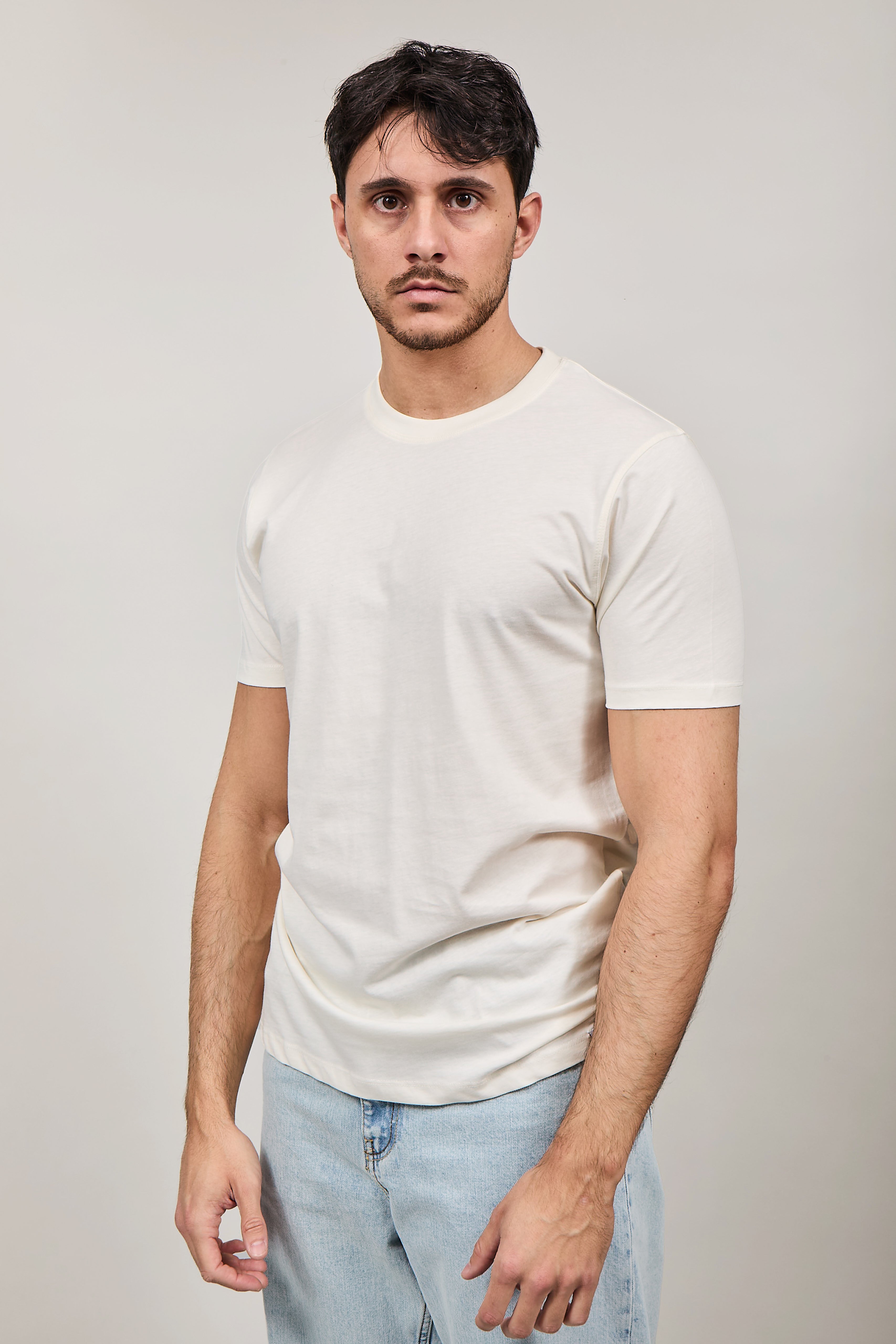 T-shirt Over-d T03 Panna