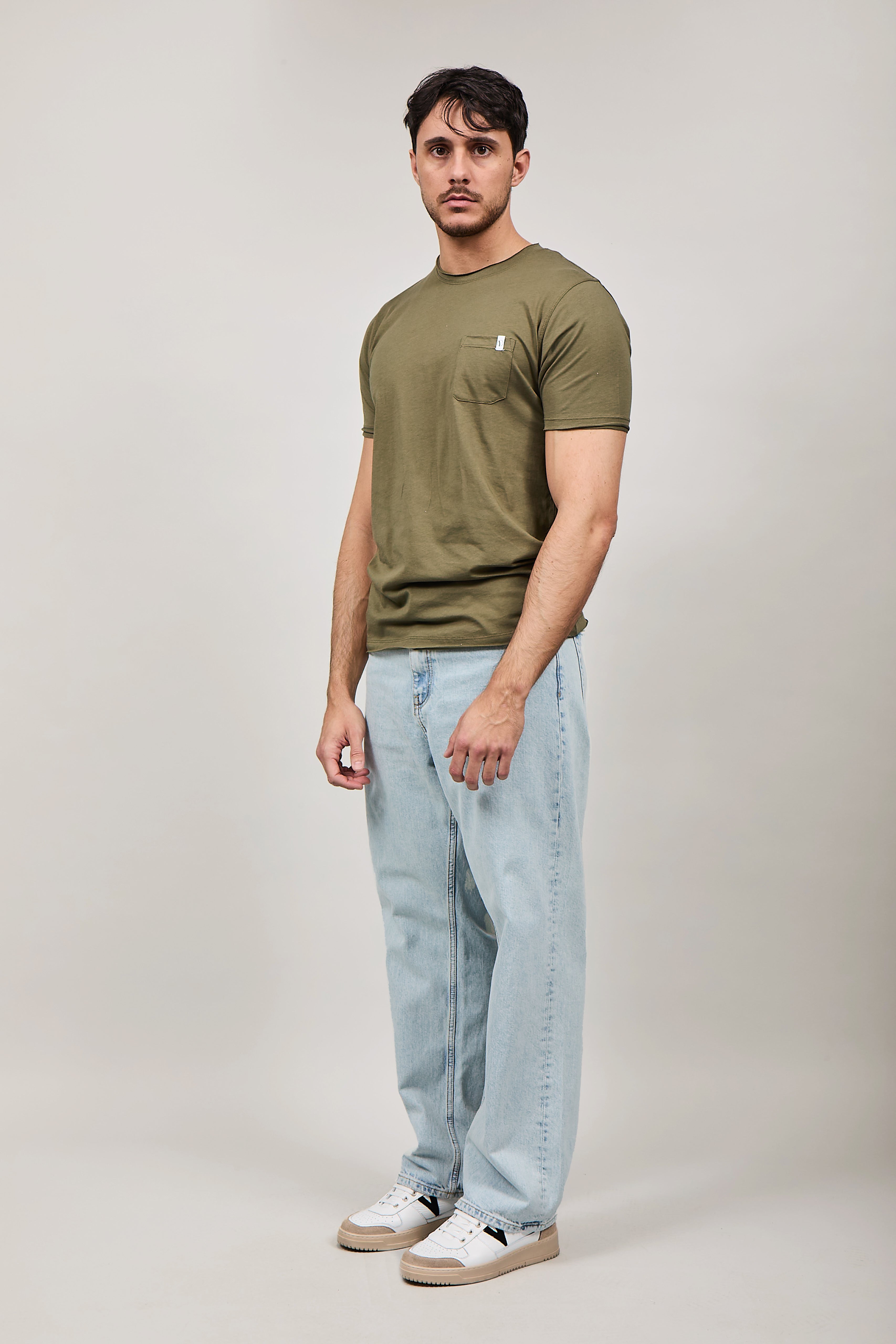 T-shirt Over-d T02 Militare