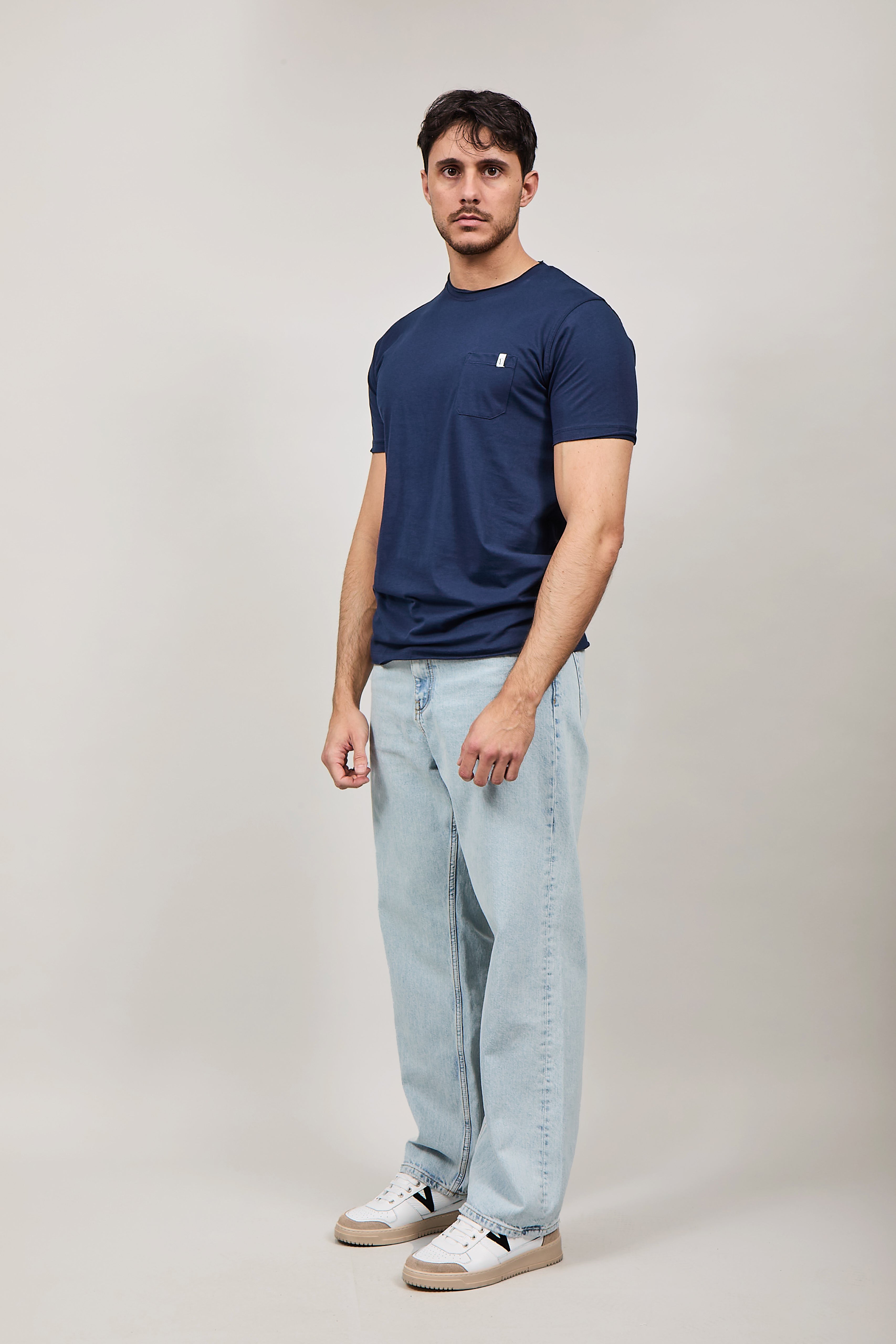 T-shirt Over-d T02 Blu