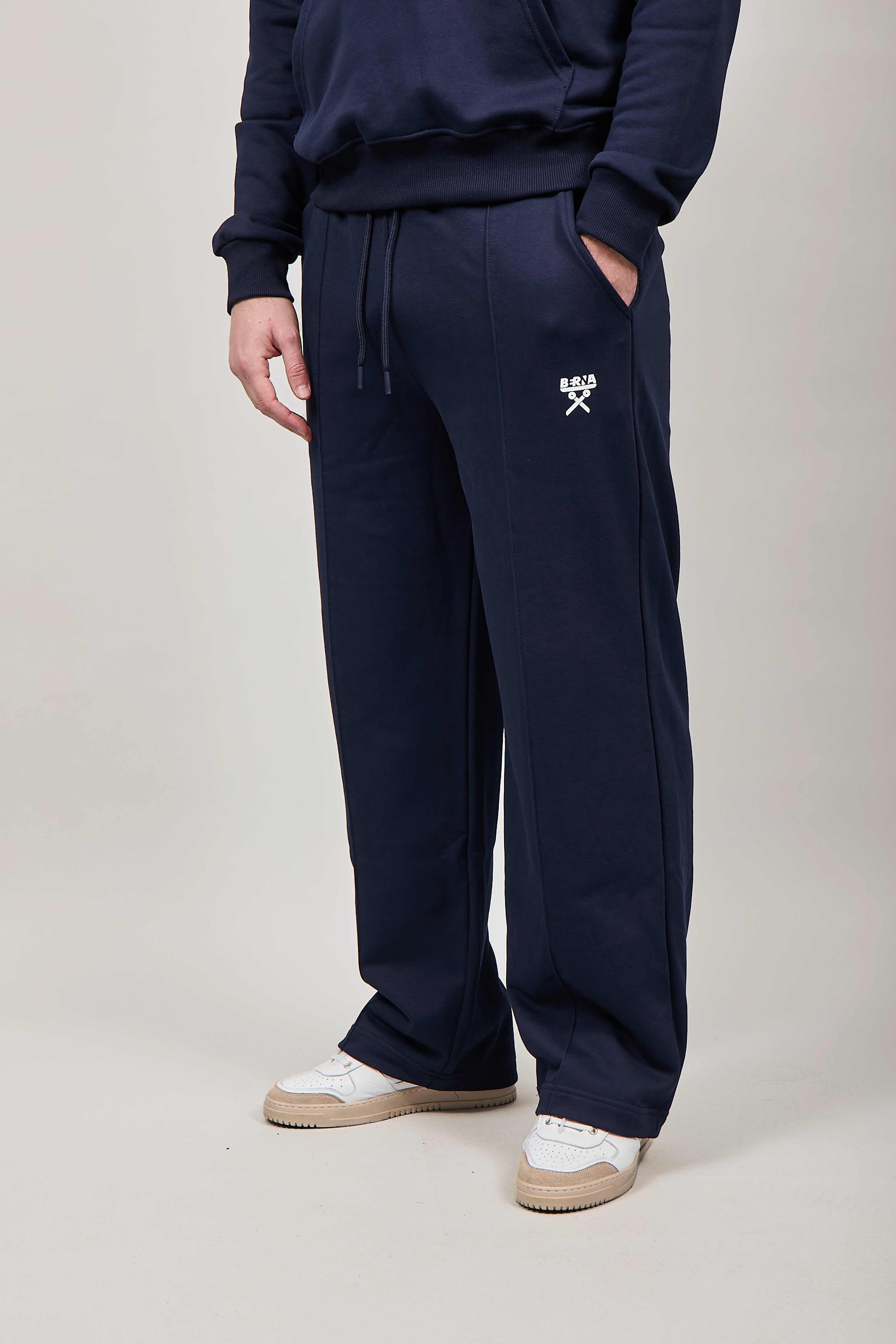 Pantalone Berna Felpa Palazzo Blu 056