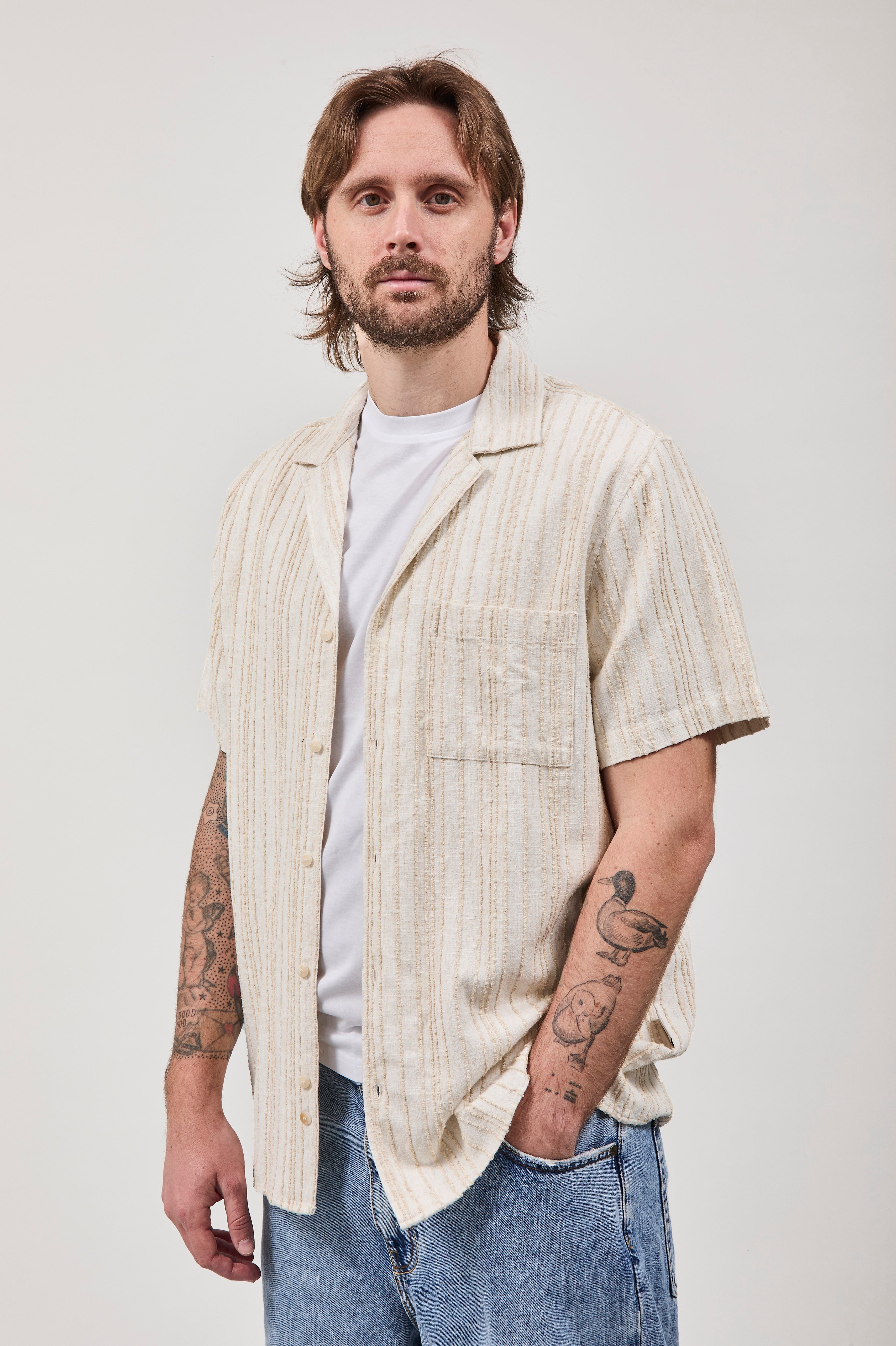 Camicia Block Eleven Riga Jacquard