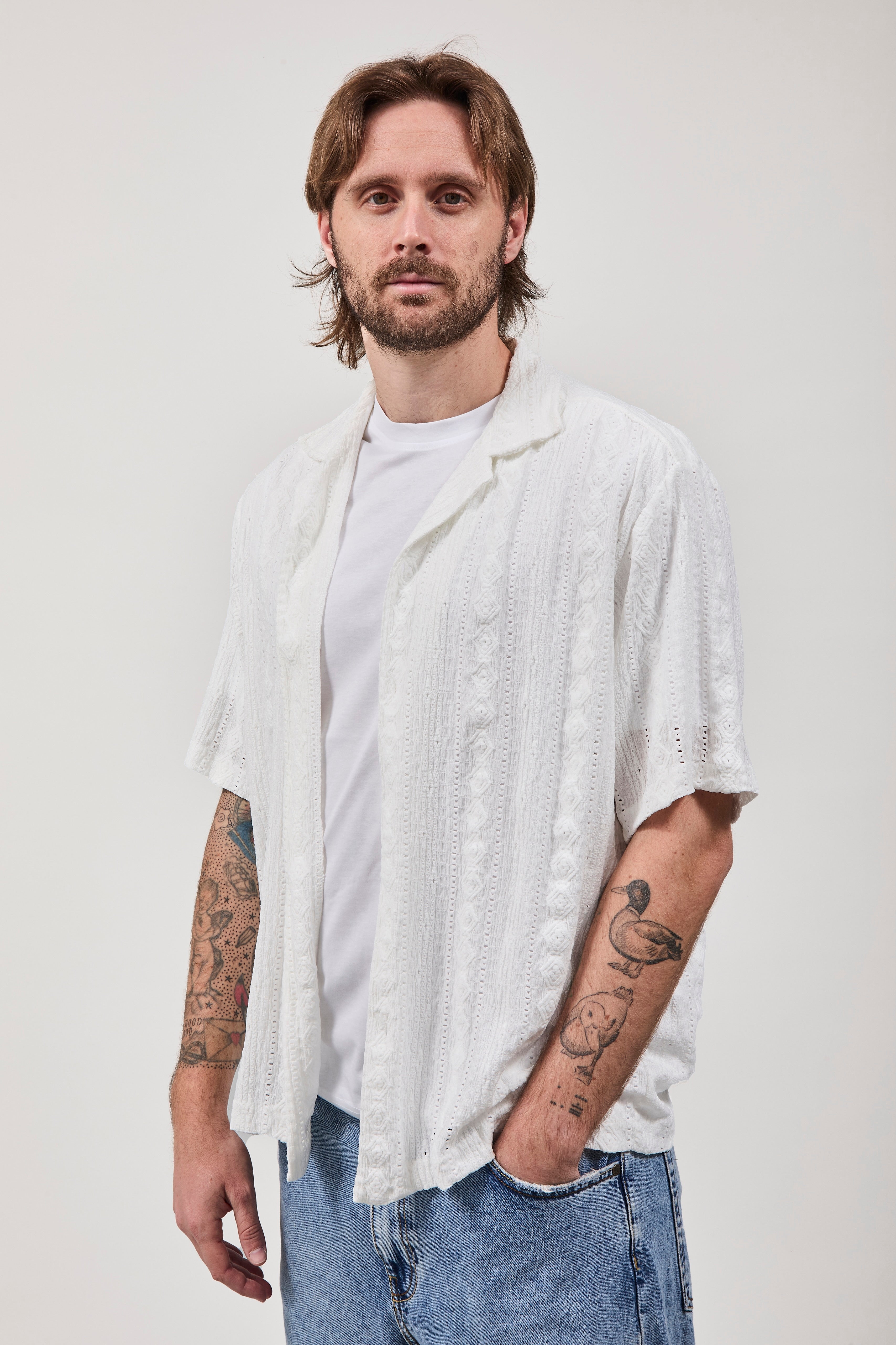 Camicia Imperial Sangallo Bianca