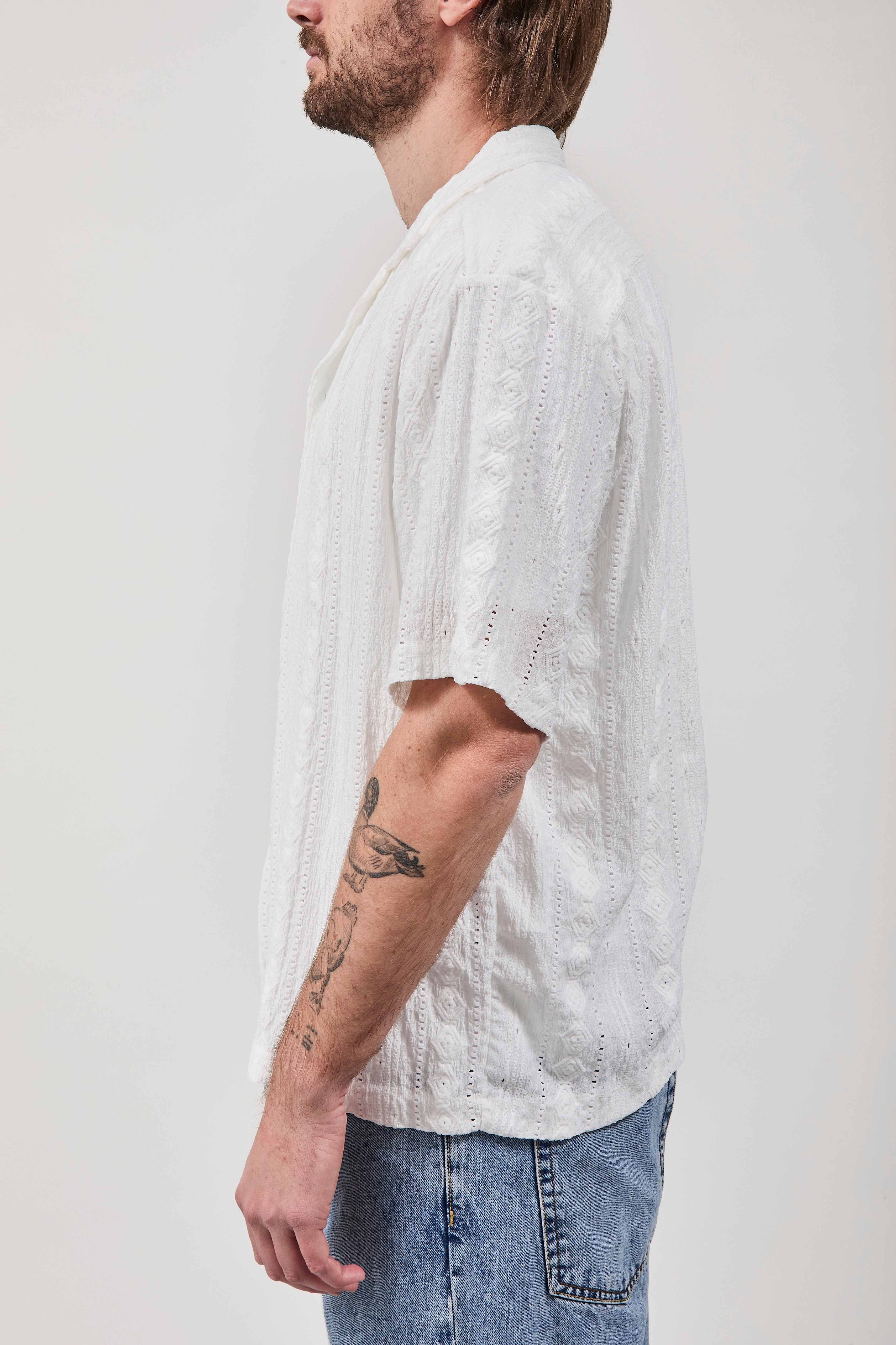 Camicia Imperial Sangallo Bianca