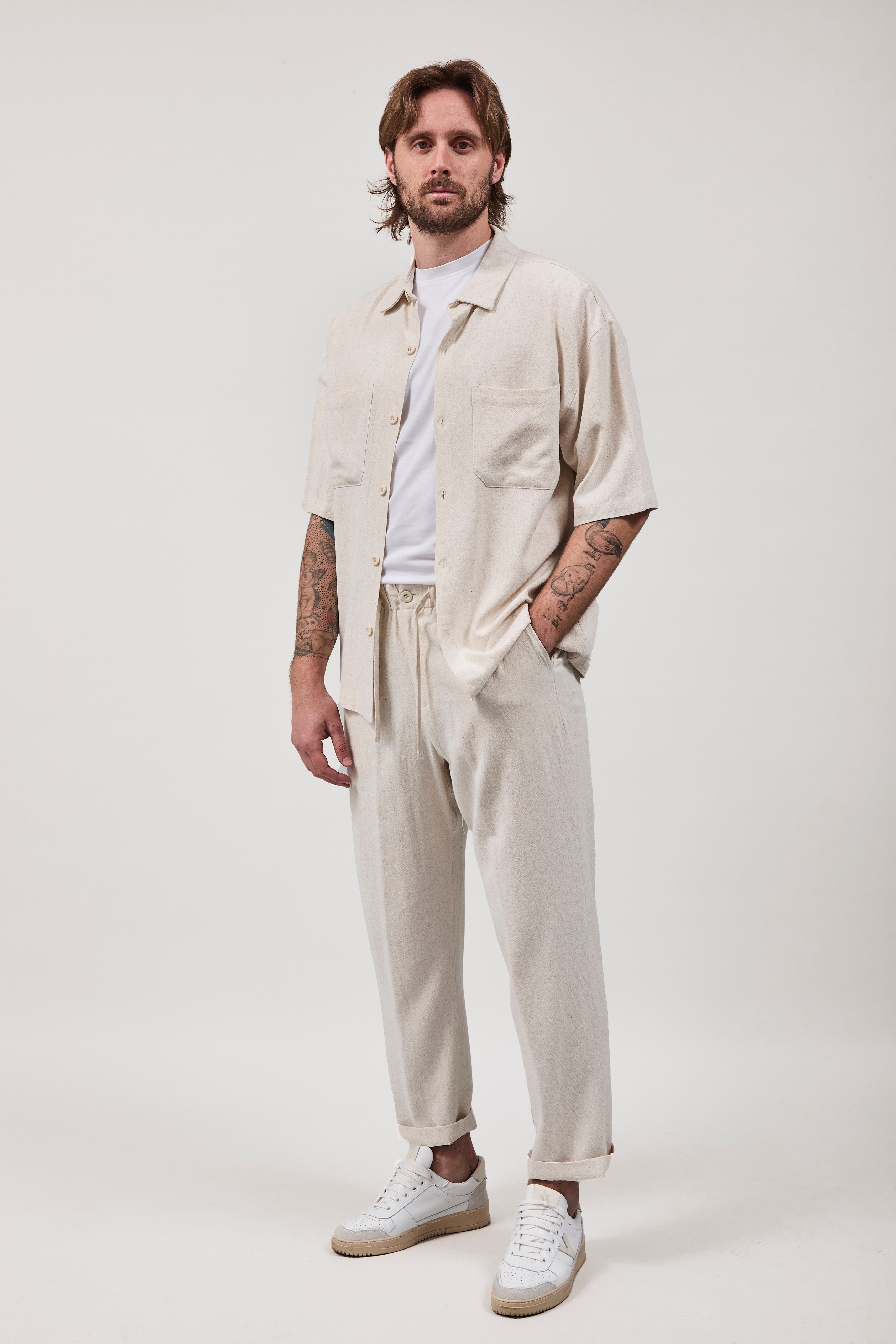Pantalone Imperial Ecrù Sara