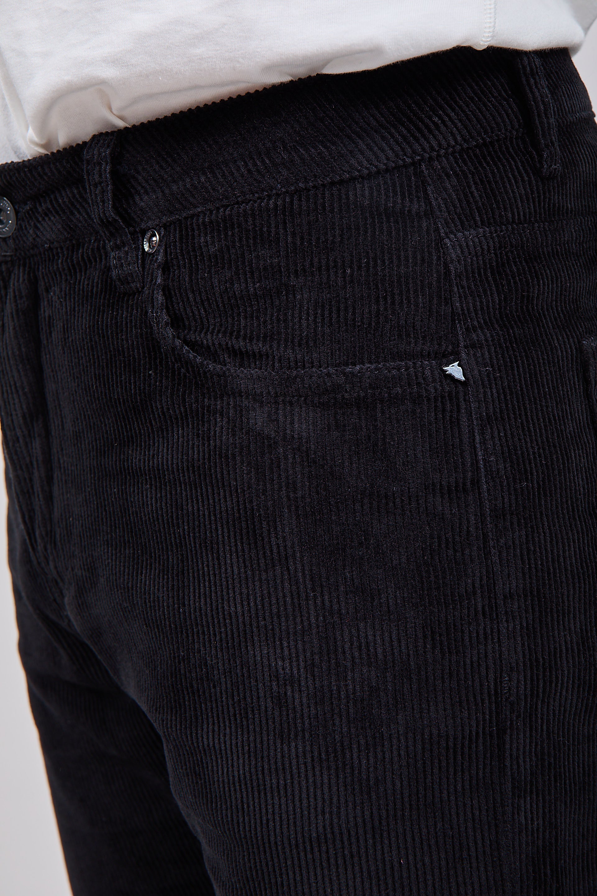 Pantalone Gianni Lupo Velluto Nero 6227