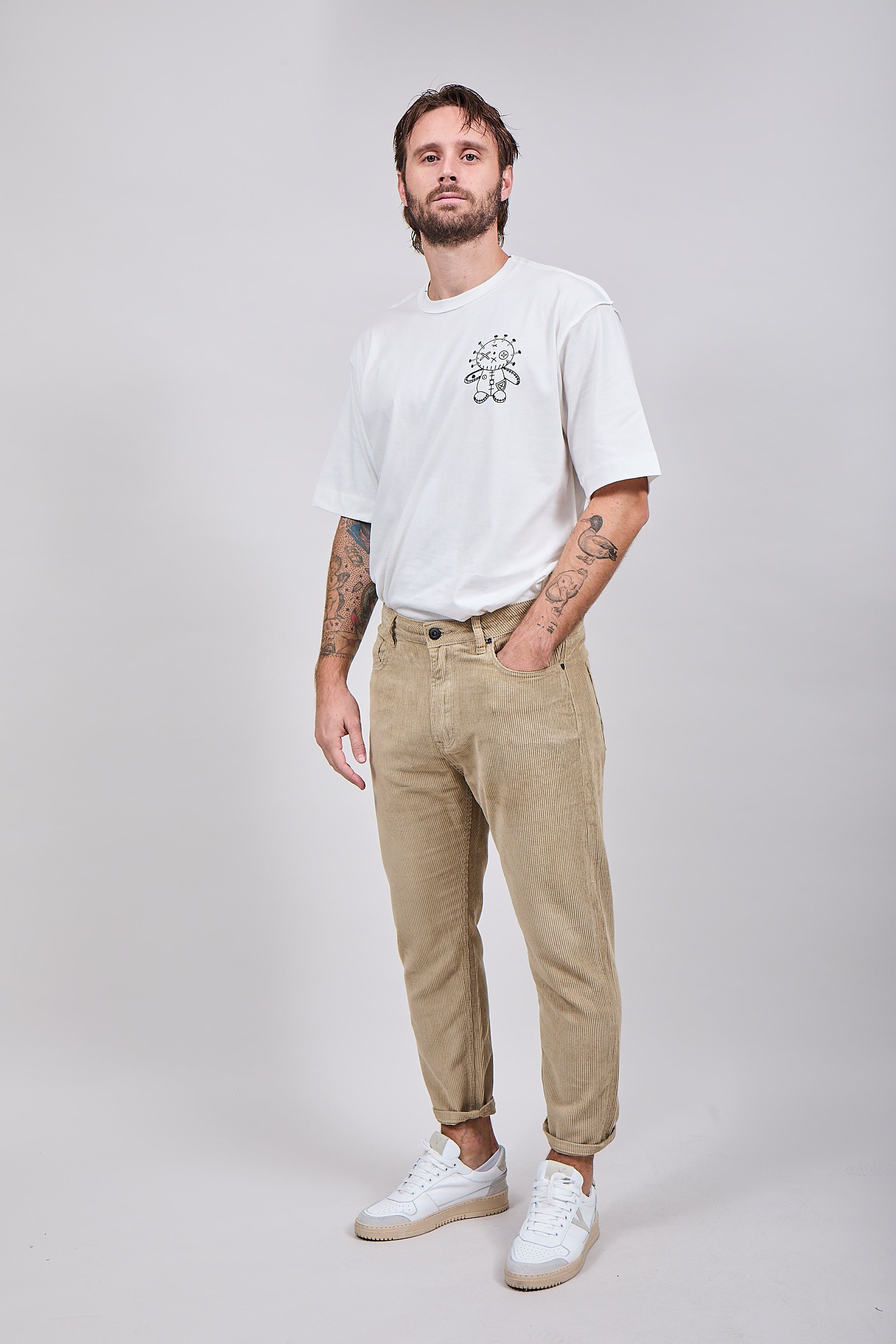 Pantalone Gianni Lupo Velluto Cammello 6227