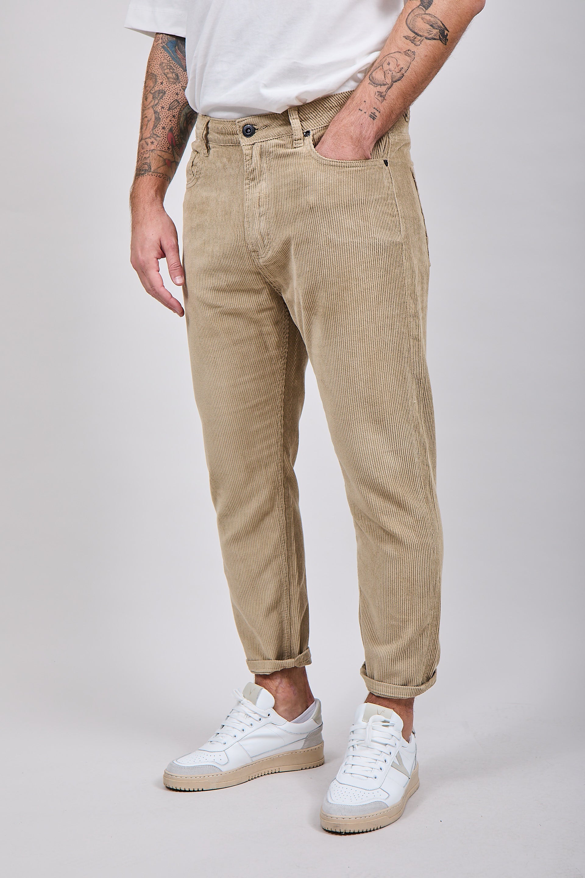 Pantalone Gianni Lupo Velluto Cammello 6227