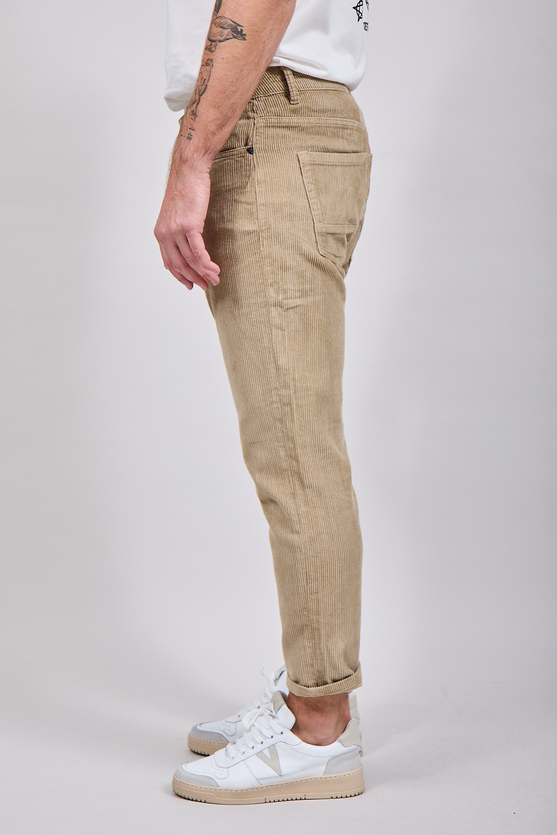 Pantalone Gianni Lupo Velluto Cammello 6227