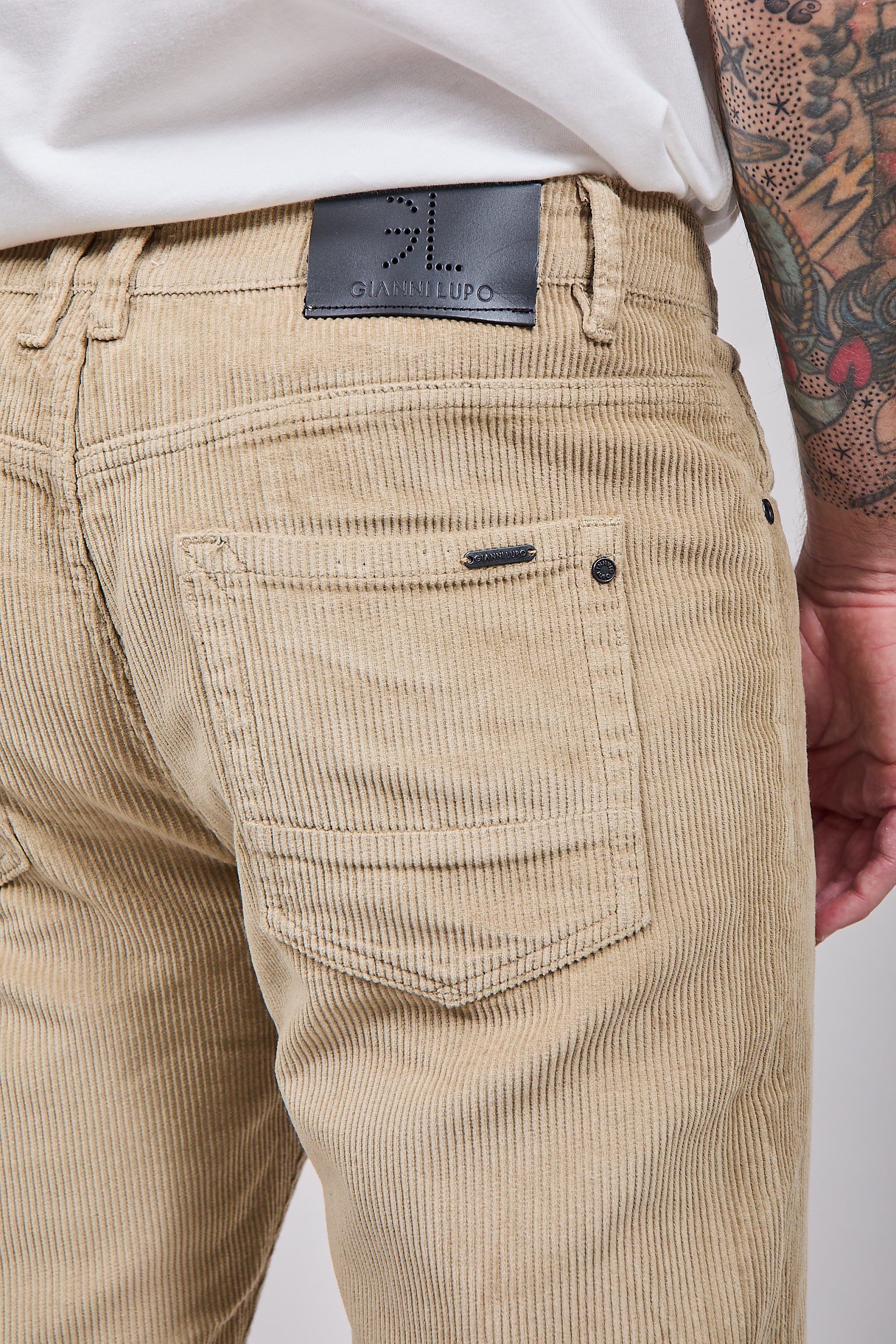 Pantalone Gianni Lupo Velluto Cammello 6227