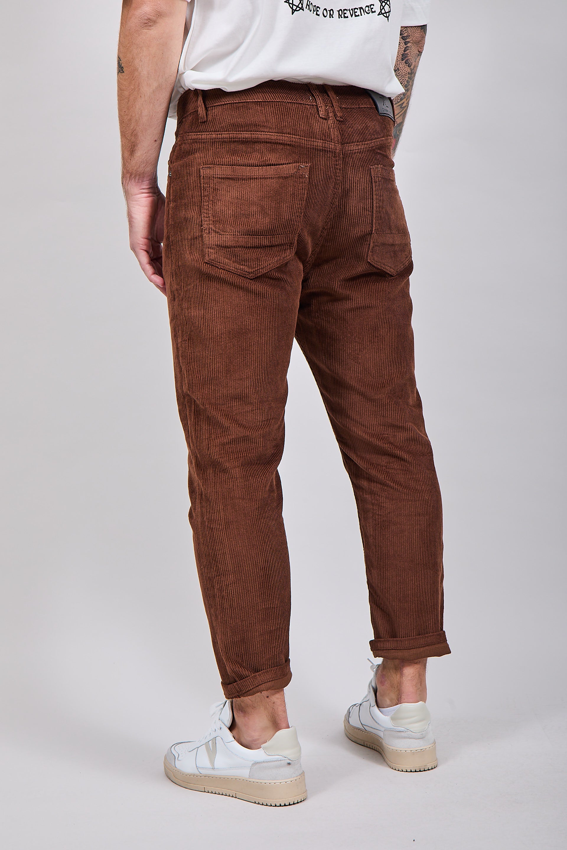 Pantalone Gianni Lupo Velluto Coffee 6227