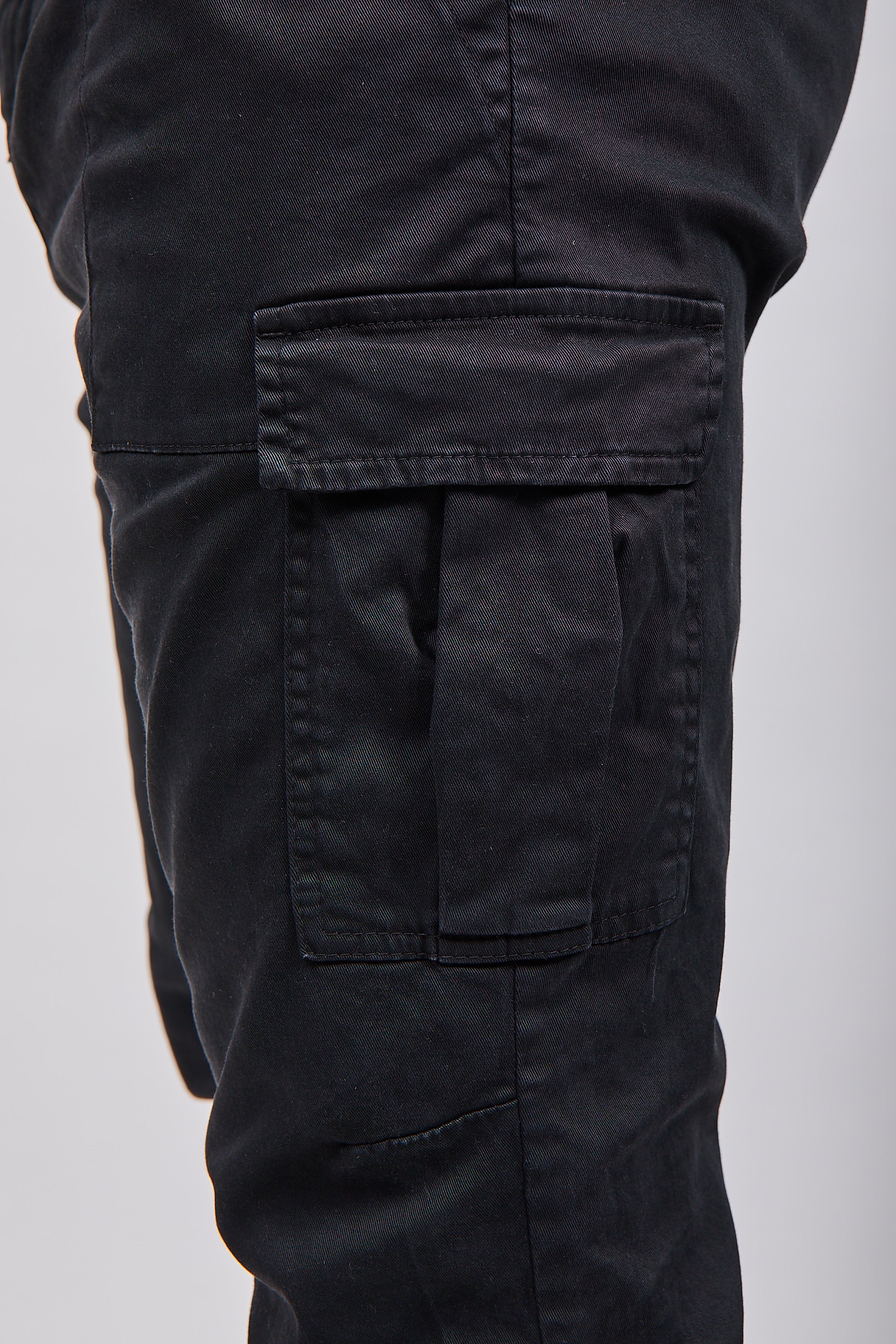 Pantalone Over-d Cargo Nero P40