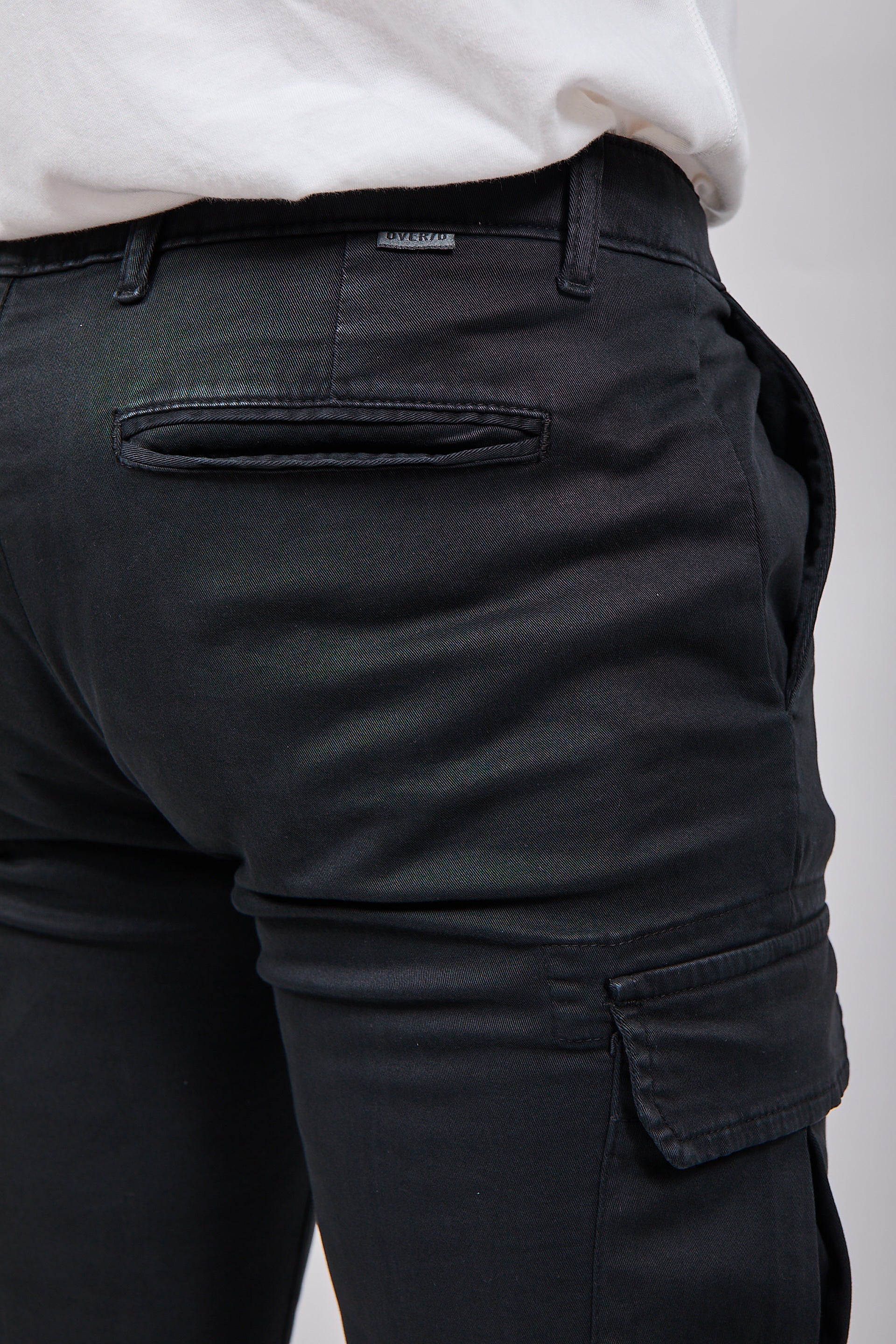 Pantalone Over-d Cargo Nero P05