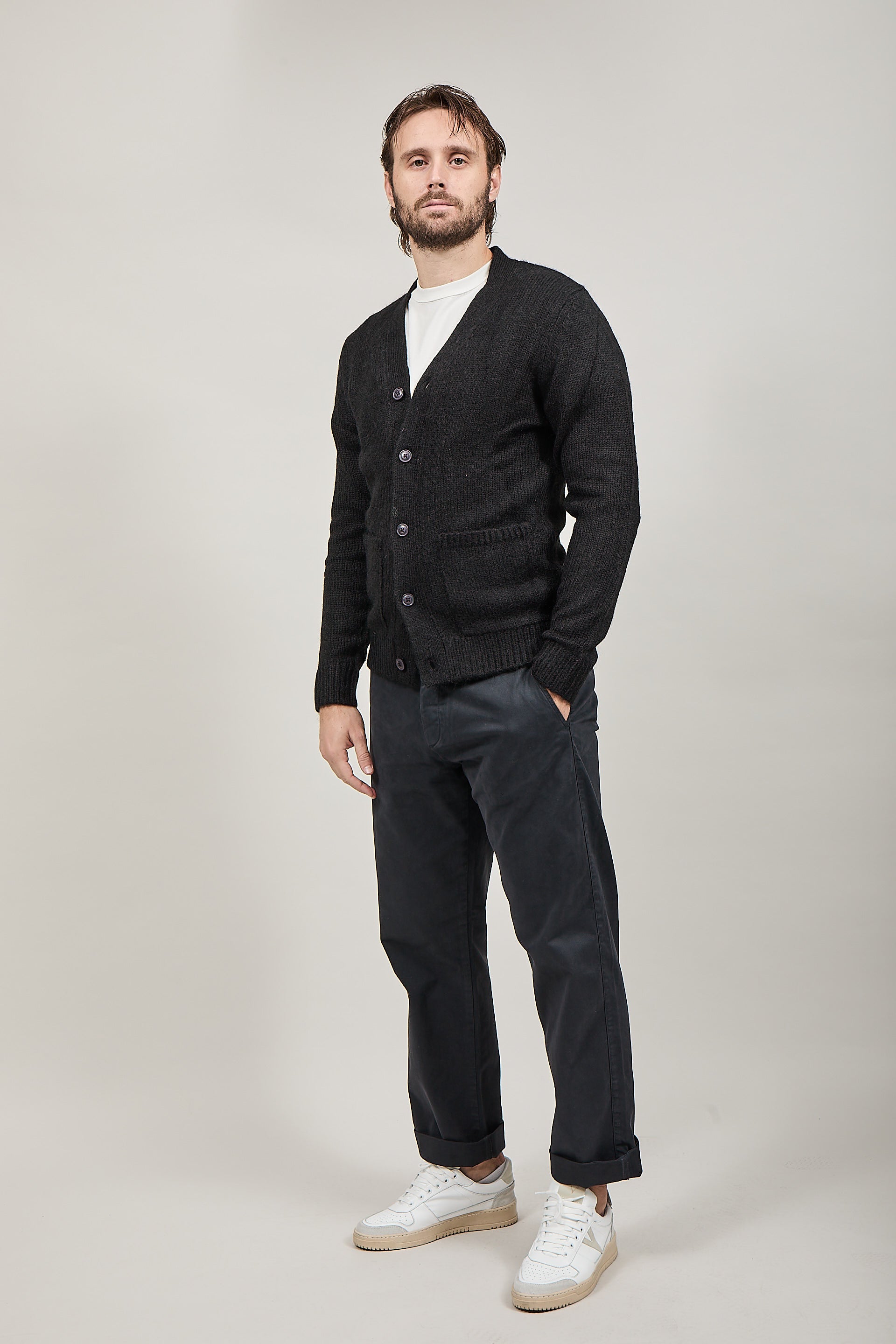 Cardigan Over-d Nero M38