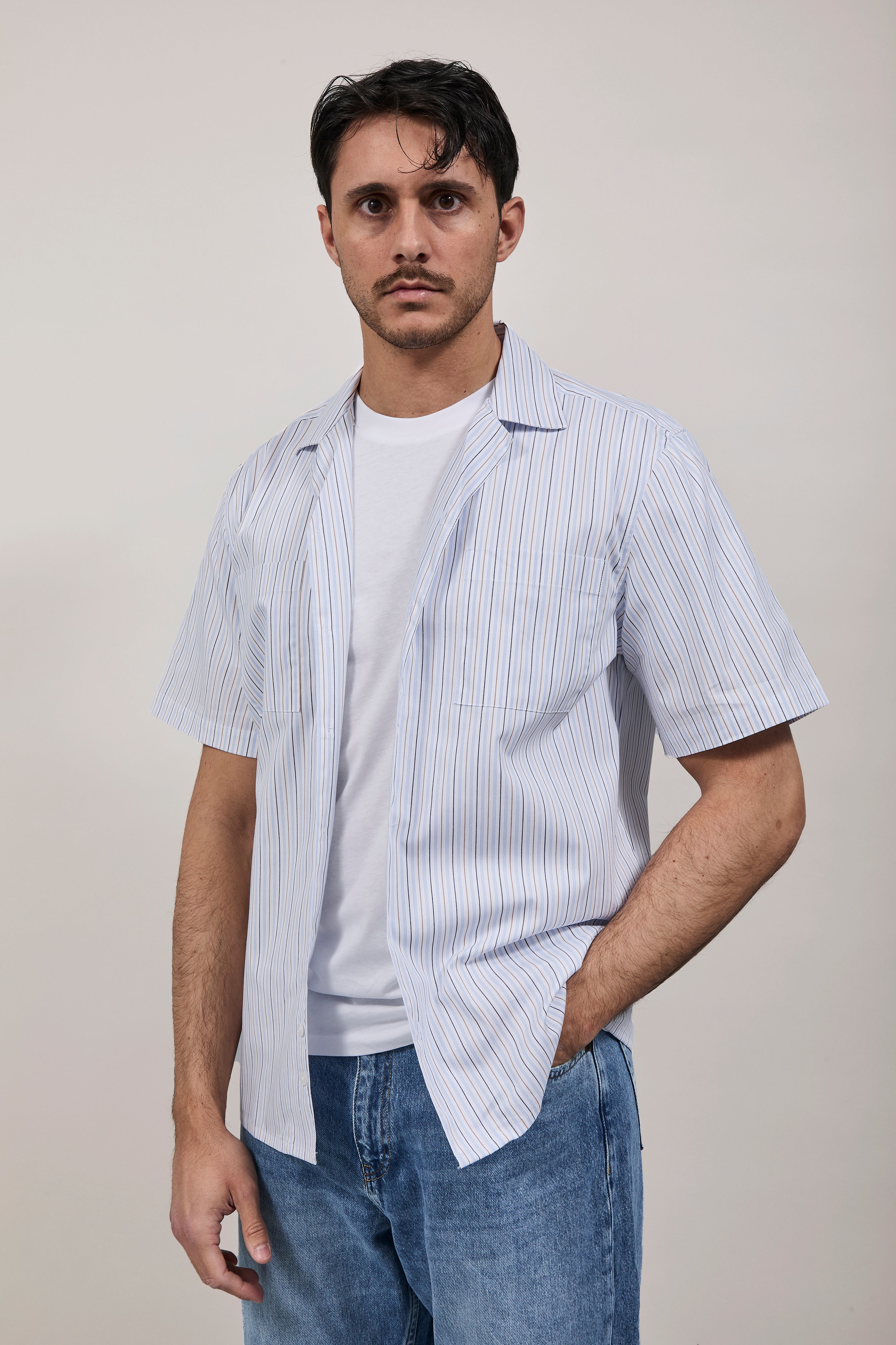 Camicia Block Eleven Righe Diverse