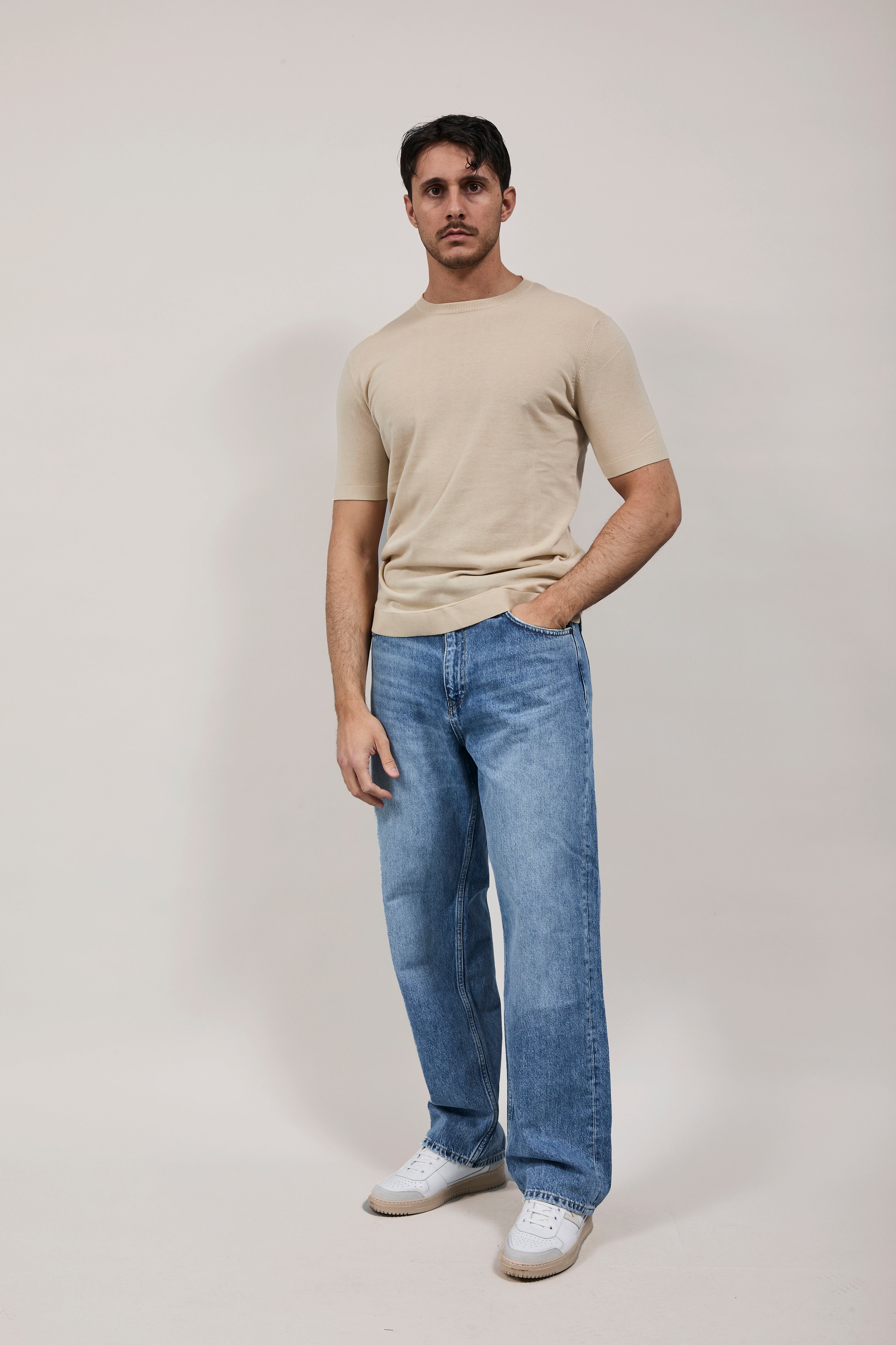 Maglia Over-d Beige M11