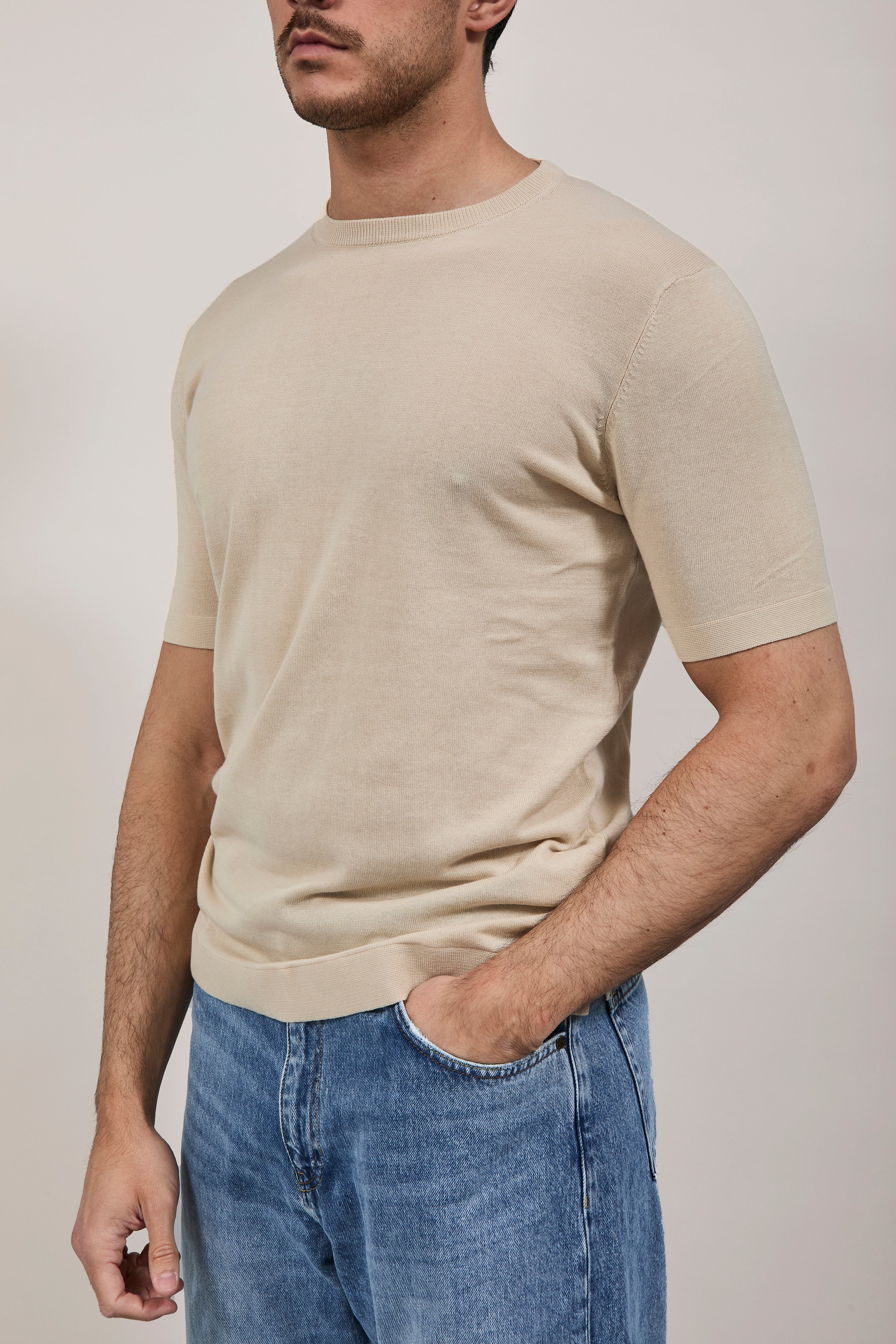 Maglia Over-d Beige M11