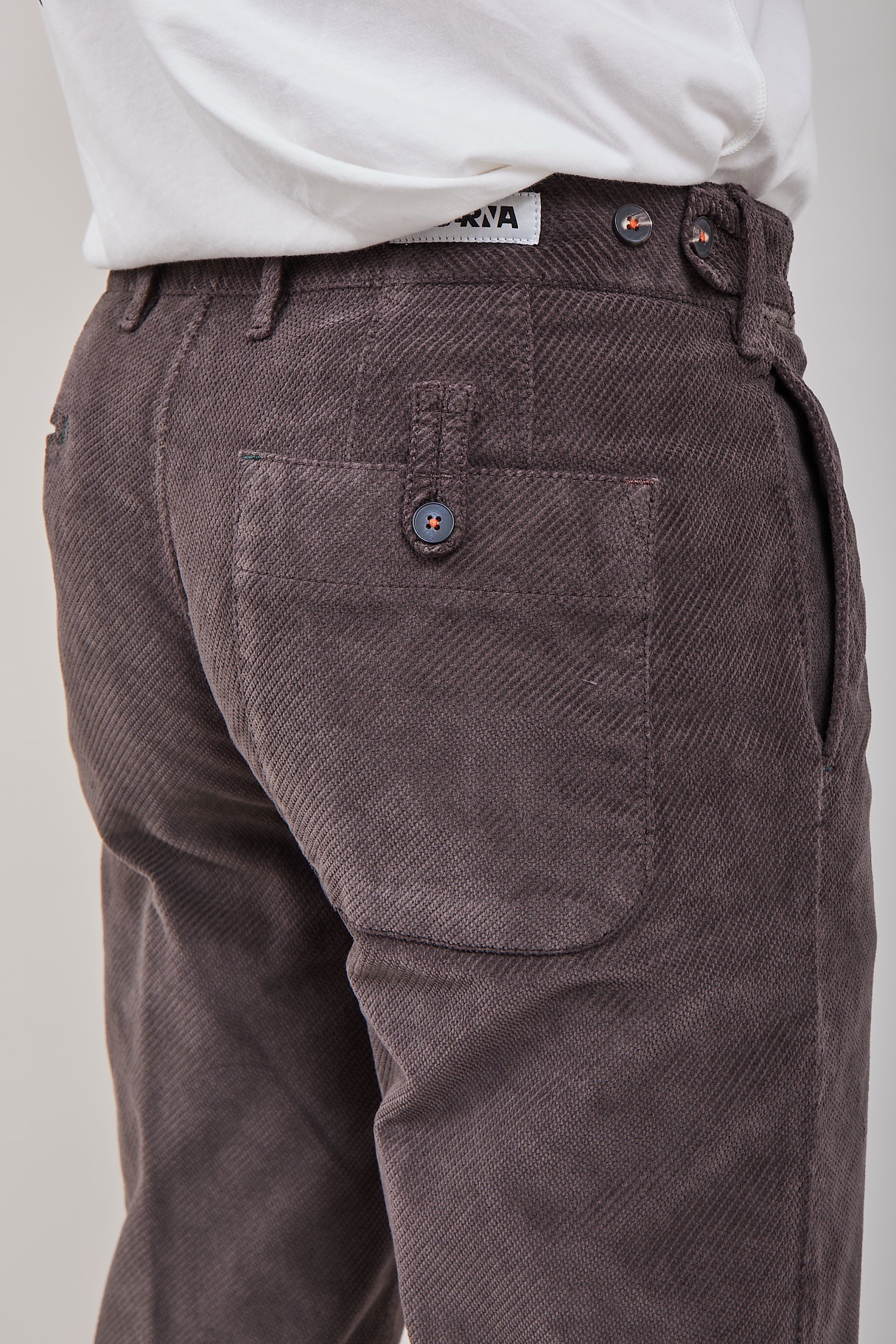 Pantalone Berna Velluto Caffè 110