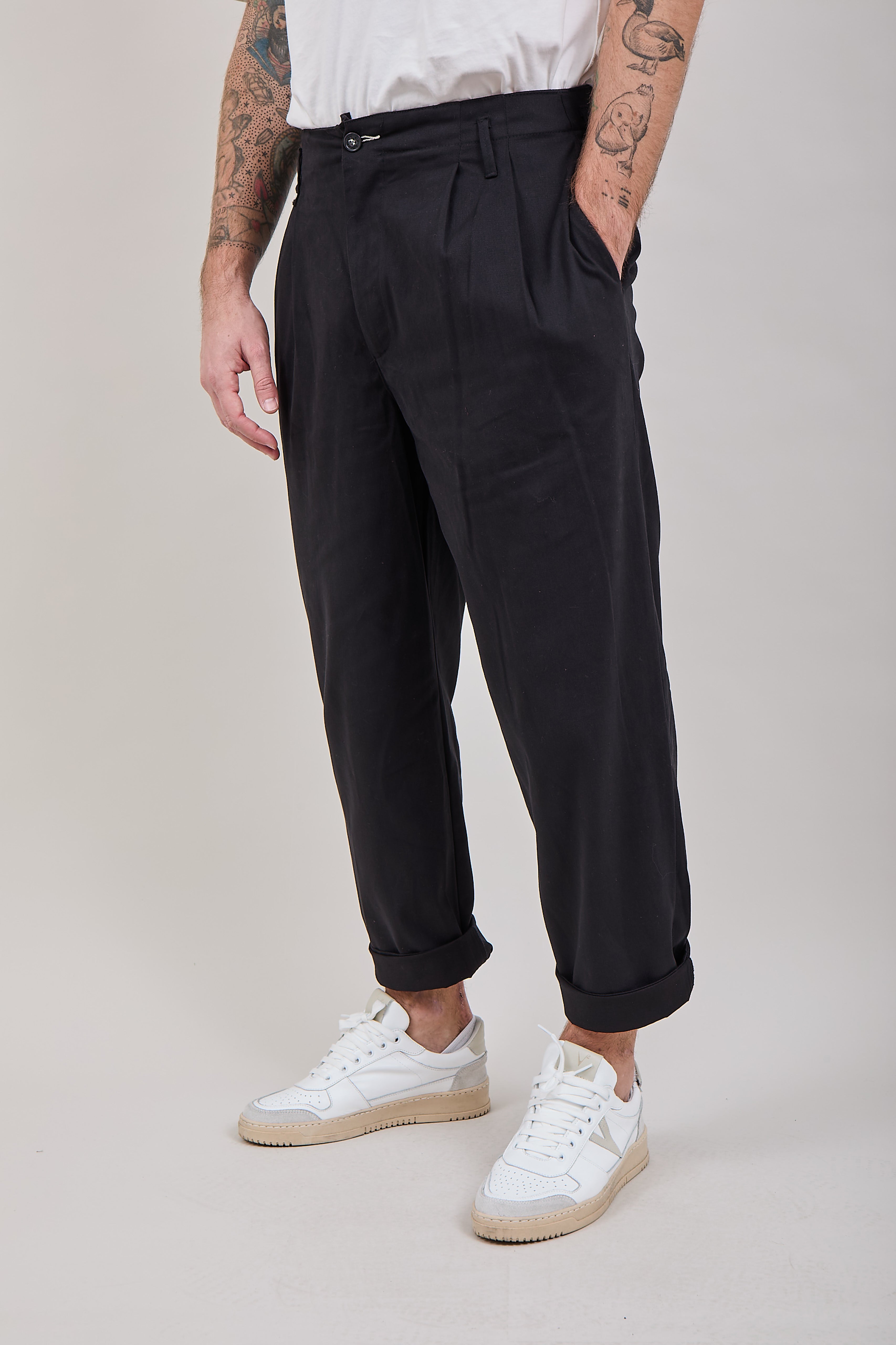 Pantalone Block Eleven Pences Nero 758