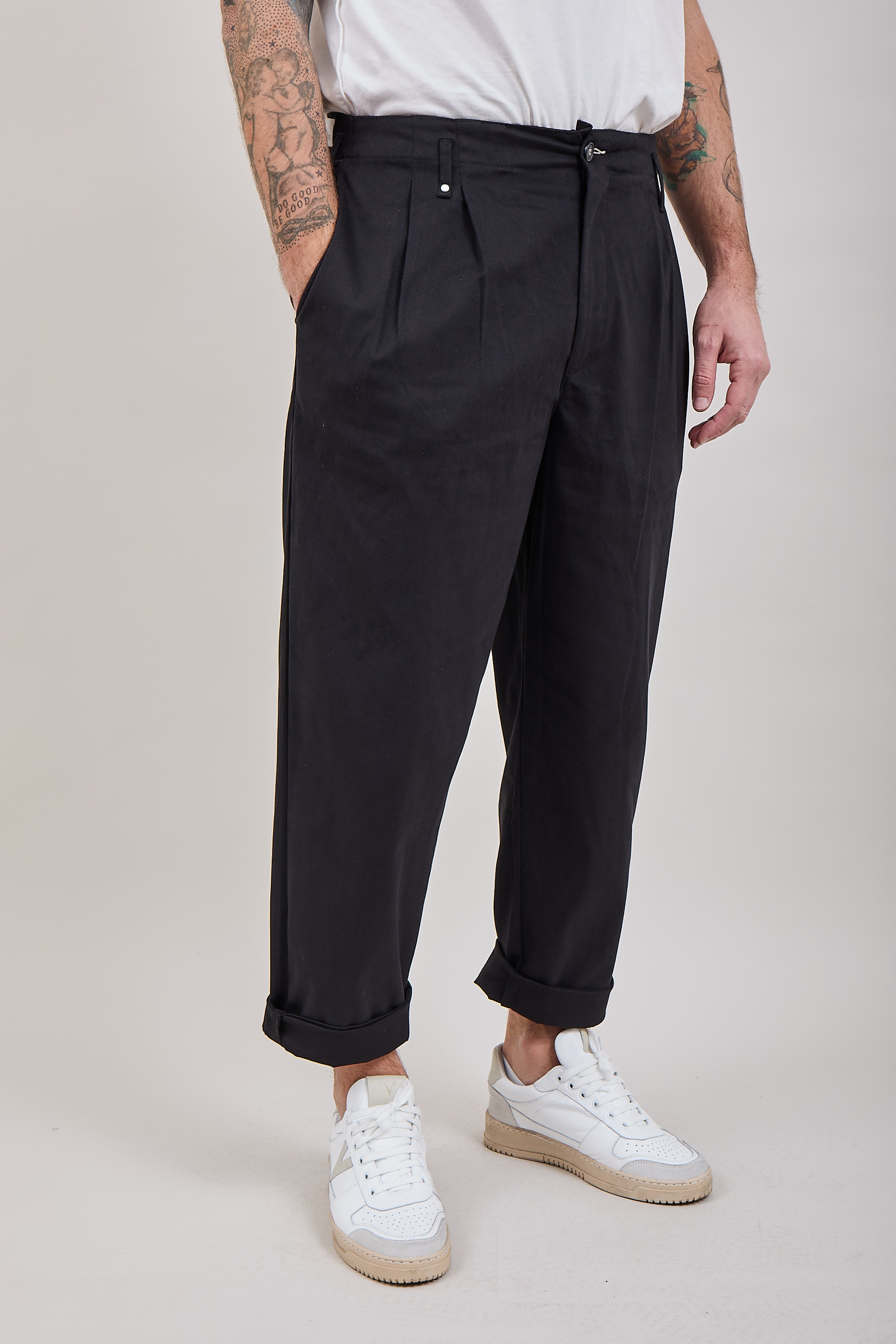 Pantalone Block Eleven Pences Nero 758