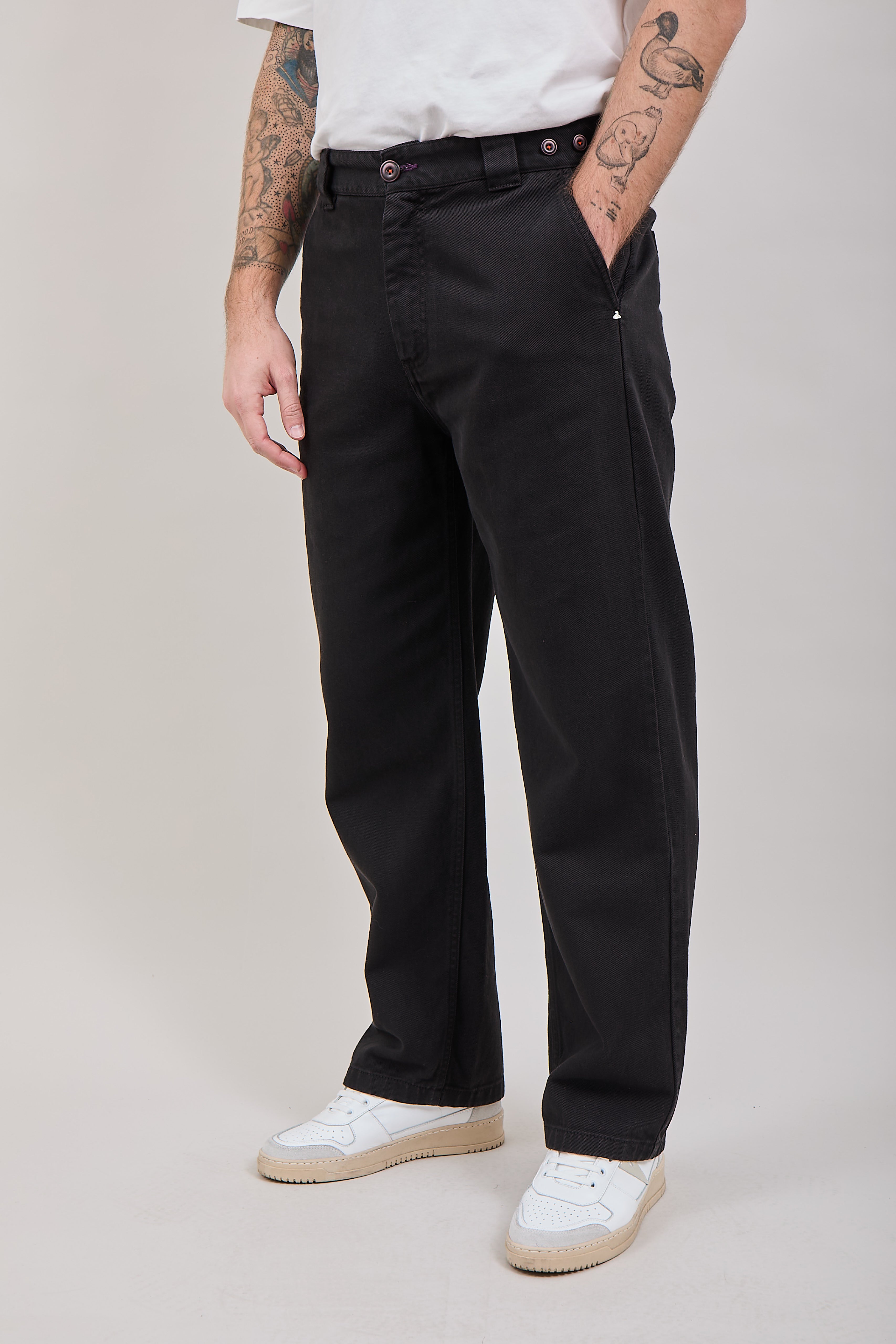 Pantalone Berna Drill Nero
