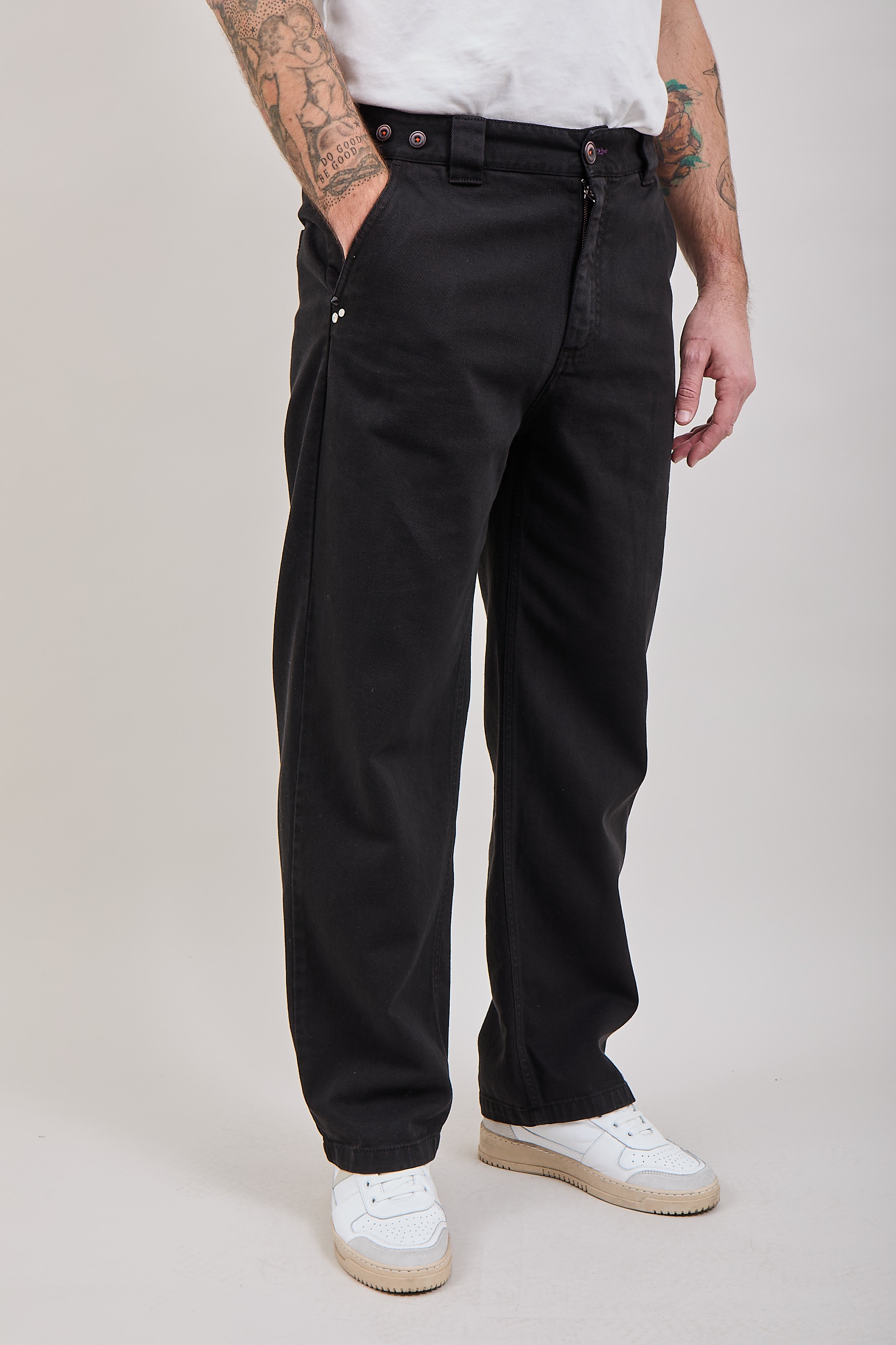 Pantalone Berna Drill Nero