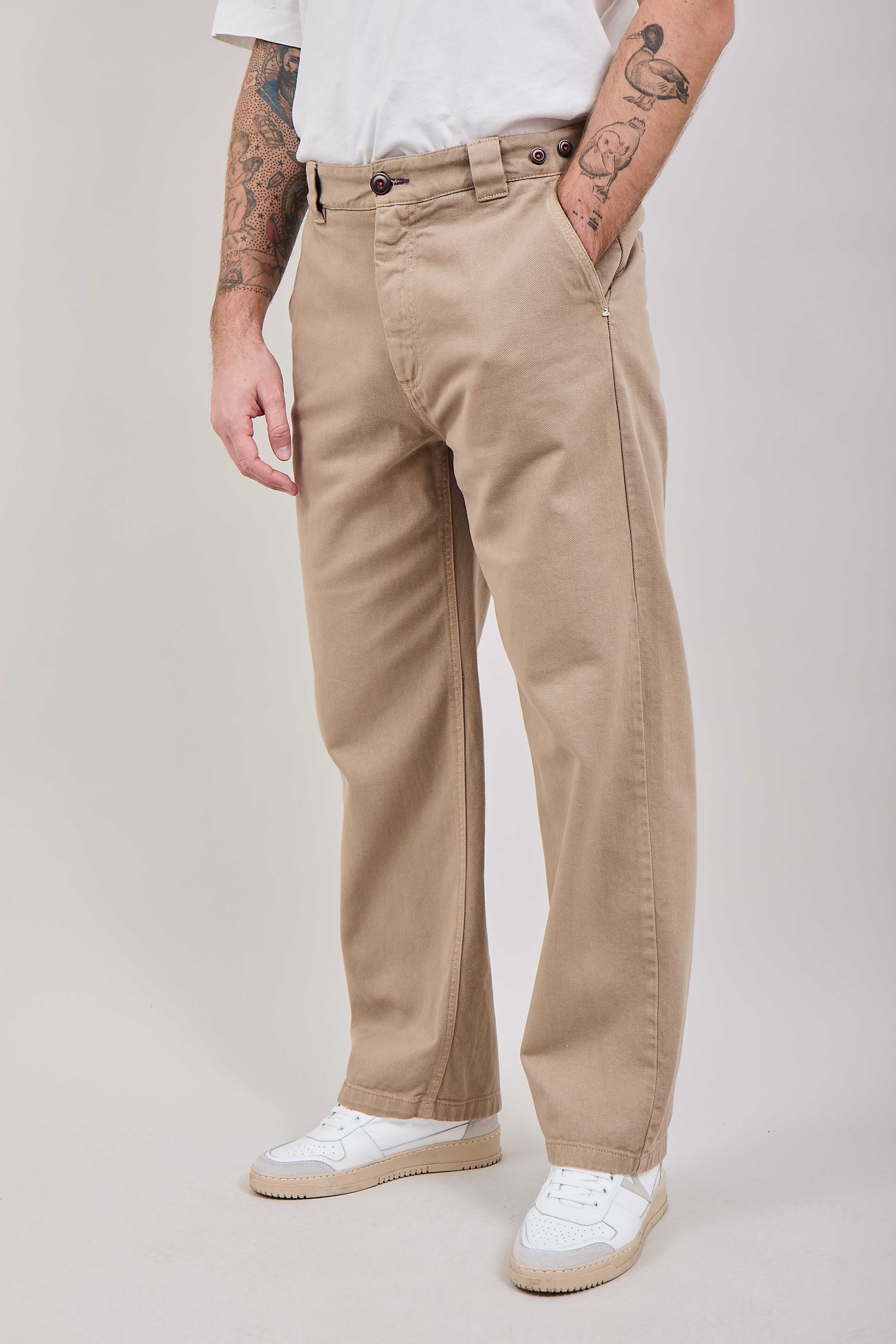 Pantalone Berna Drill Beige